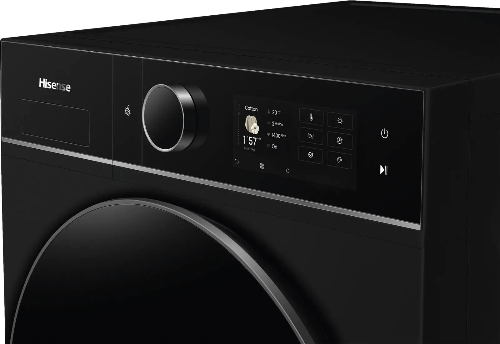 Hisense WD5I1245BBRH/BLX Was-droogcombinatie
