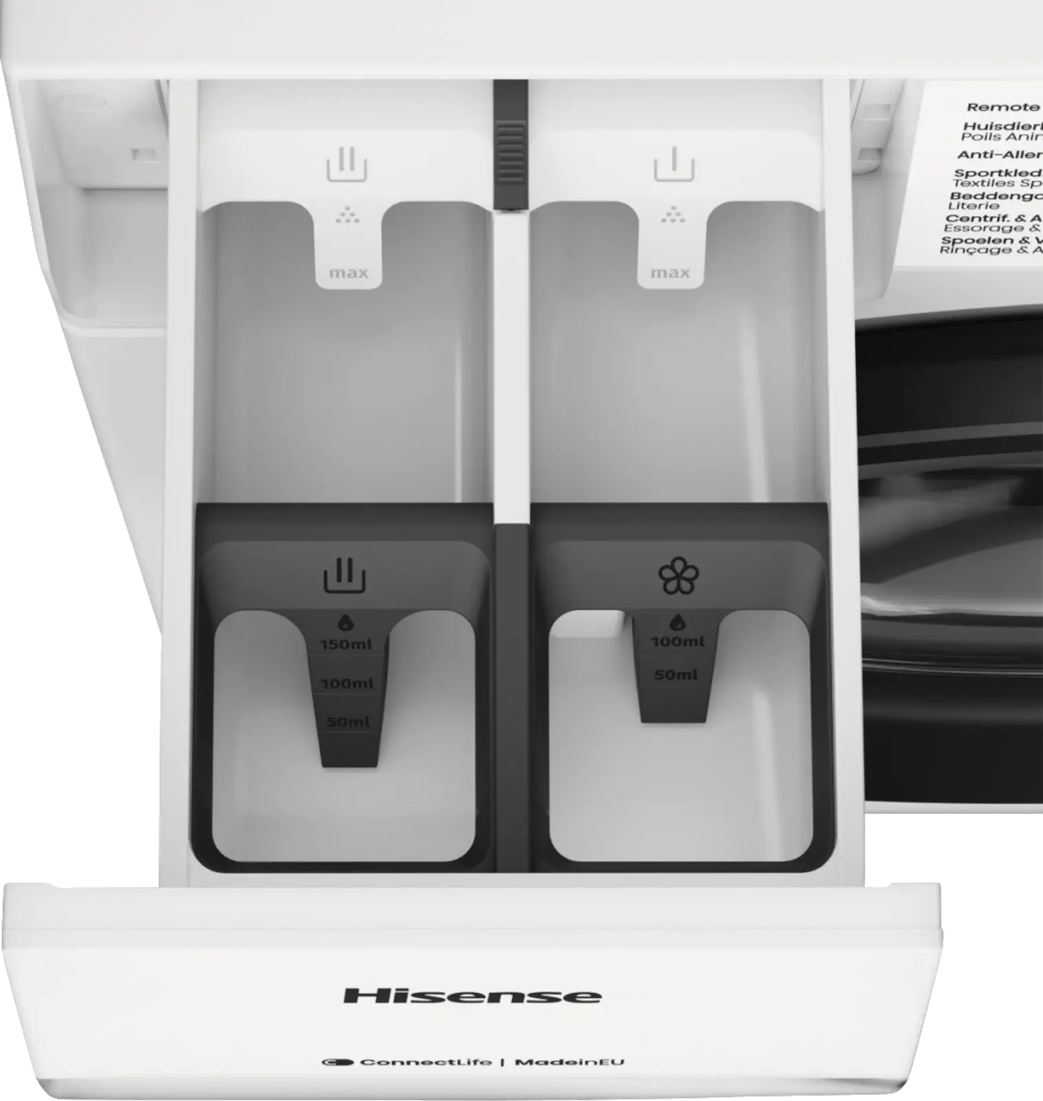 Hisense WF3E8063BWF Wasmachine