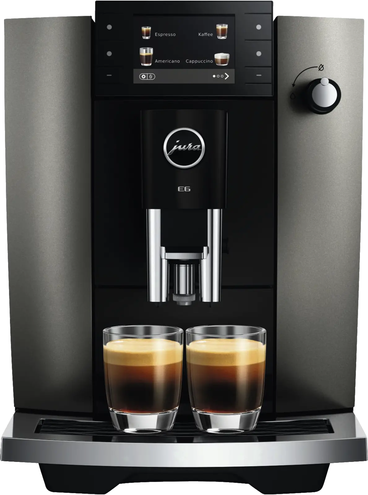 JURA E6 Dark Inox (ED) Volautomatische Koffiemachine