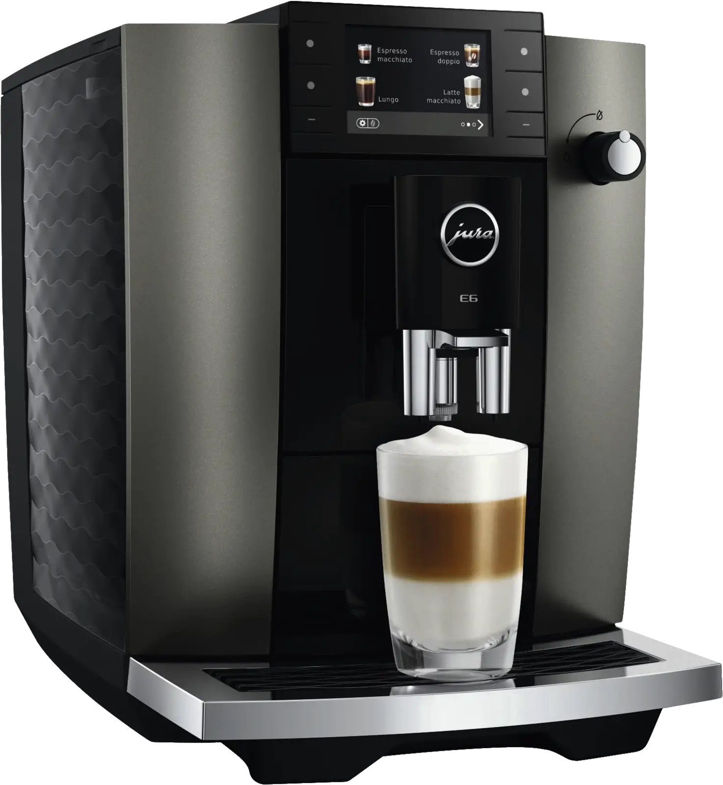 JURA E6 Dark Inox (ED) Volautomatische Koffiemachine