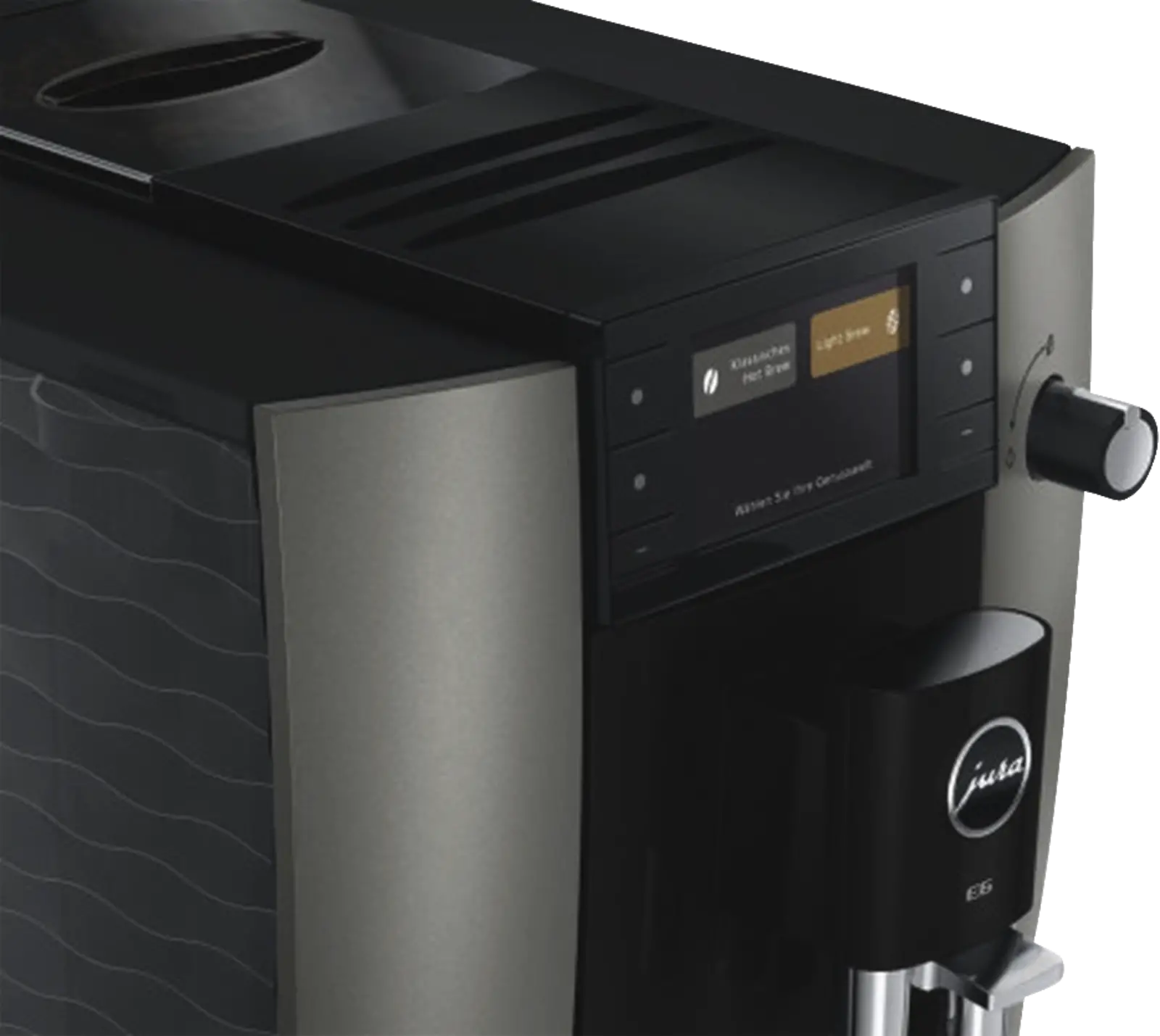 JURA E6 Dark Inox (ED) Volautomatische Koffiemachine