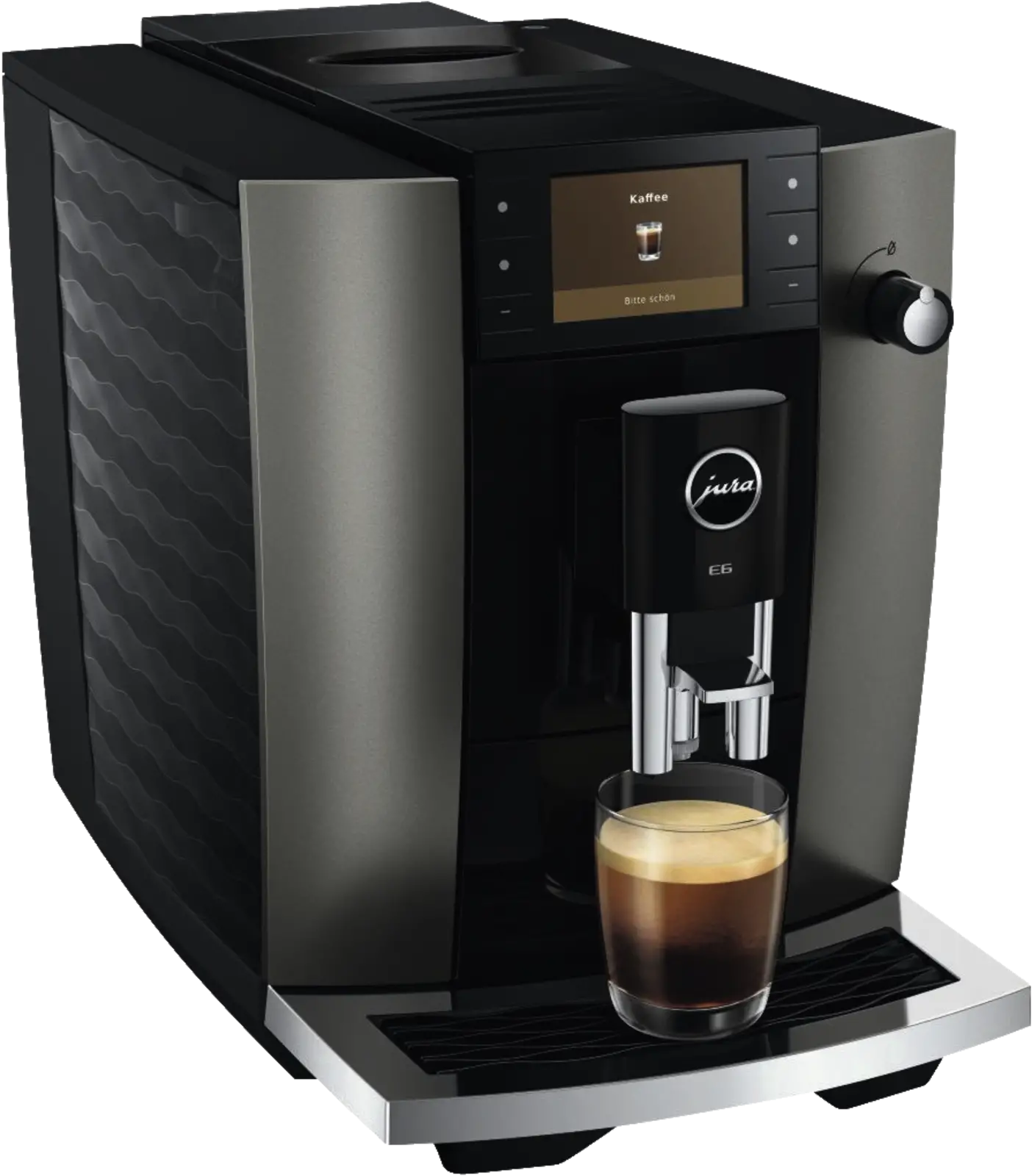 JURA E6 Dark Inox (ED) Volautomatische Koffiemachine