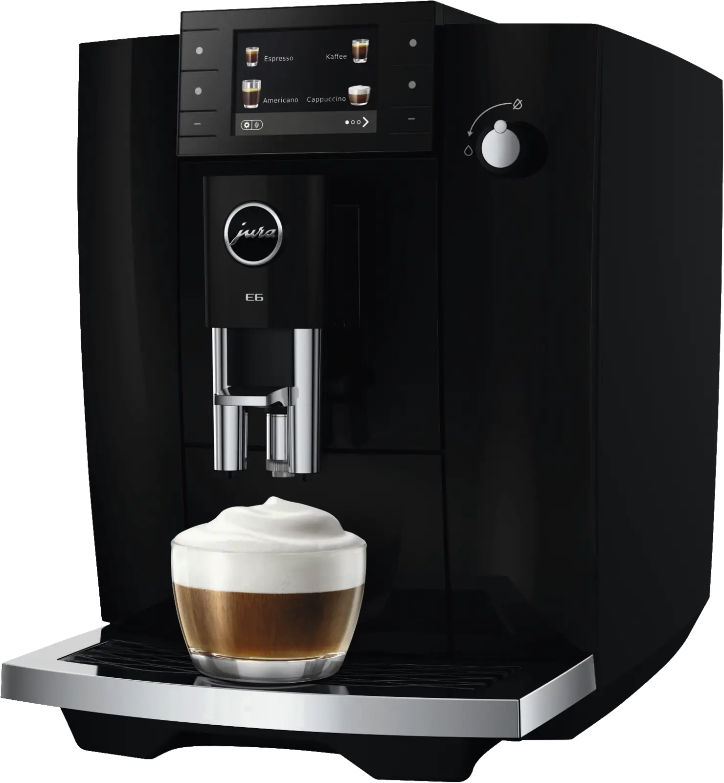 JURA E6 Piano Black (ED) Volautomatische Koffiemachine