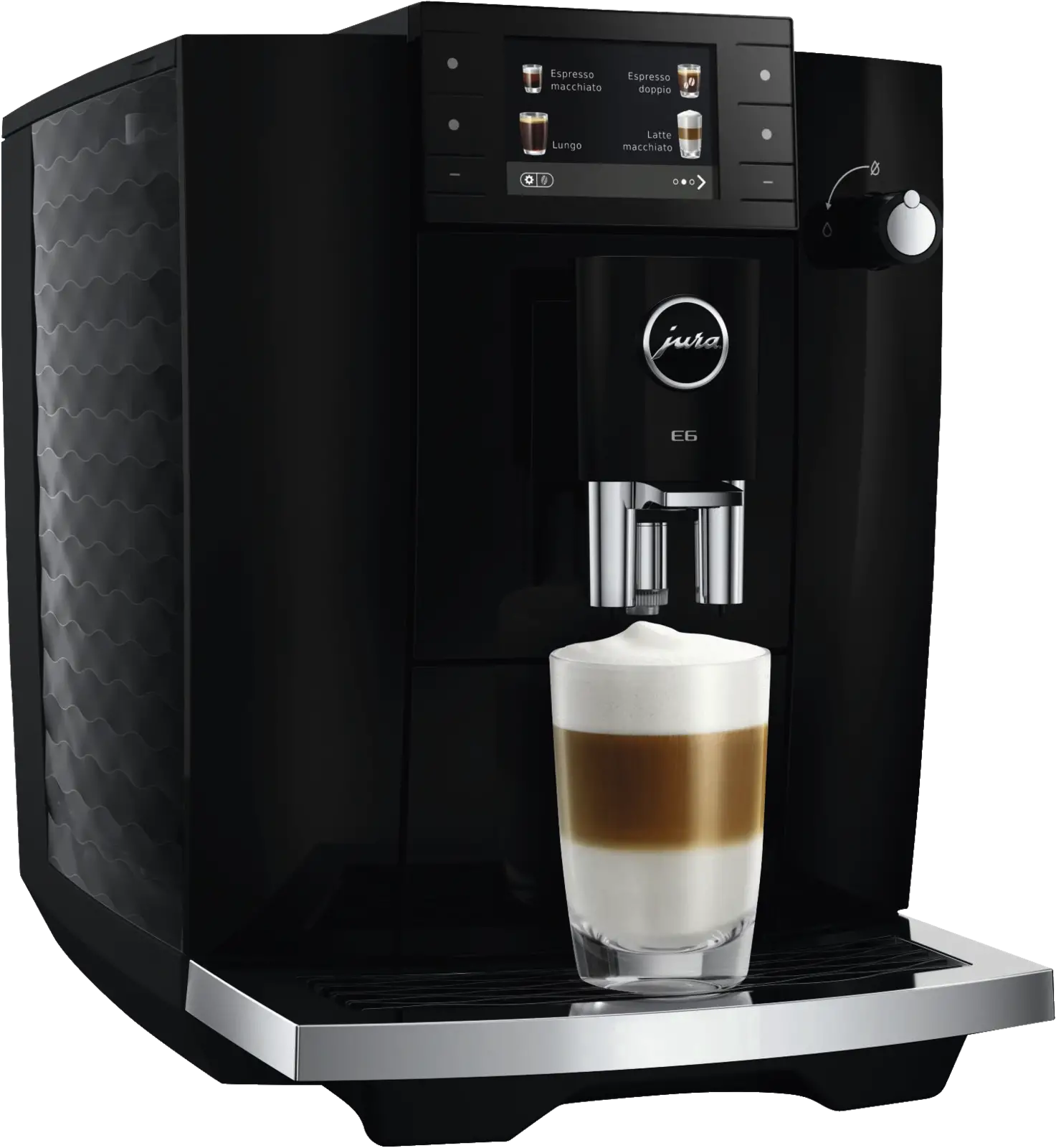 JURA E6 Piano Black (ED) Volautomatische Koffiemachine