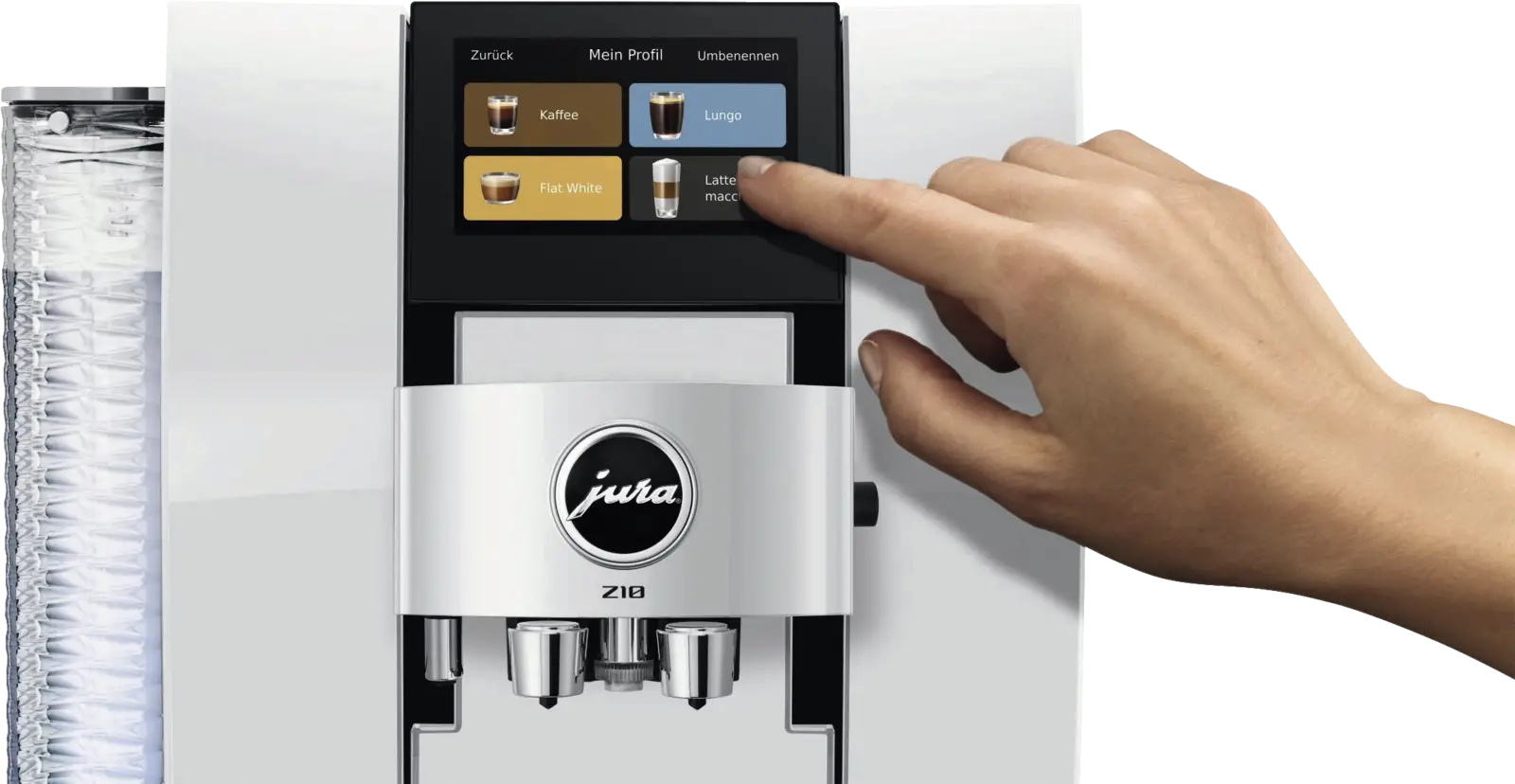JURA Z10 (EB) Diamond White Volautomatische Koffiemachine