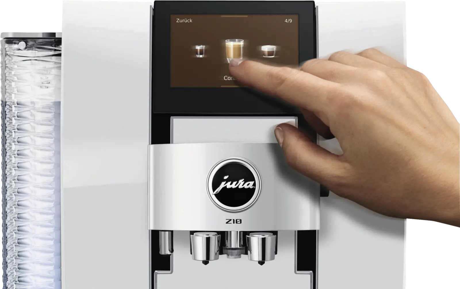 JURA Z10 (EB) Diamond White Volautomatische Koffiemachine