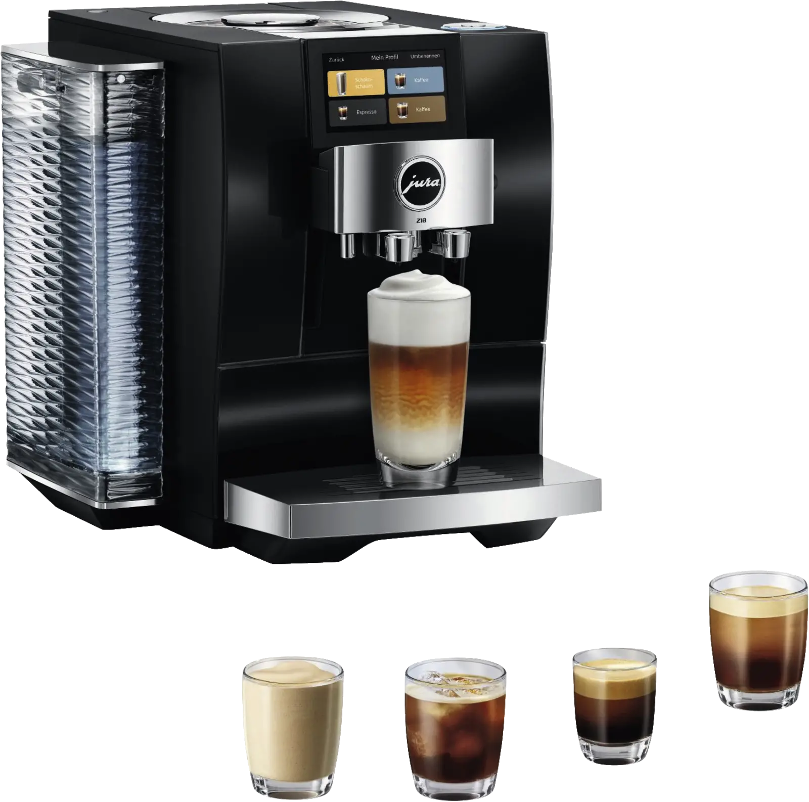 JURA Z10 (EB) Diamond Black Volautomatische Koffiemachine