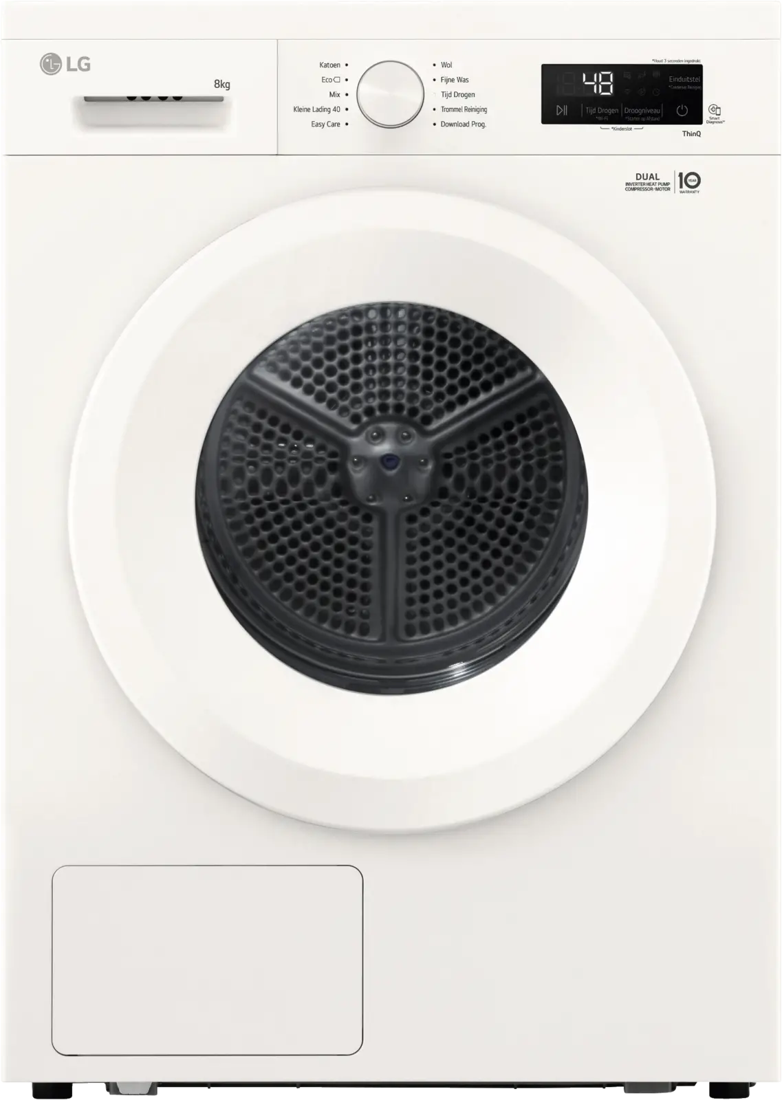 LG RHX1008NWH Warmtepompdroger 