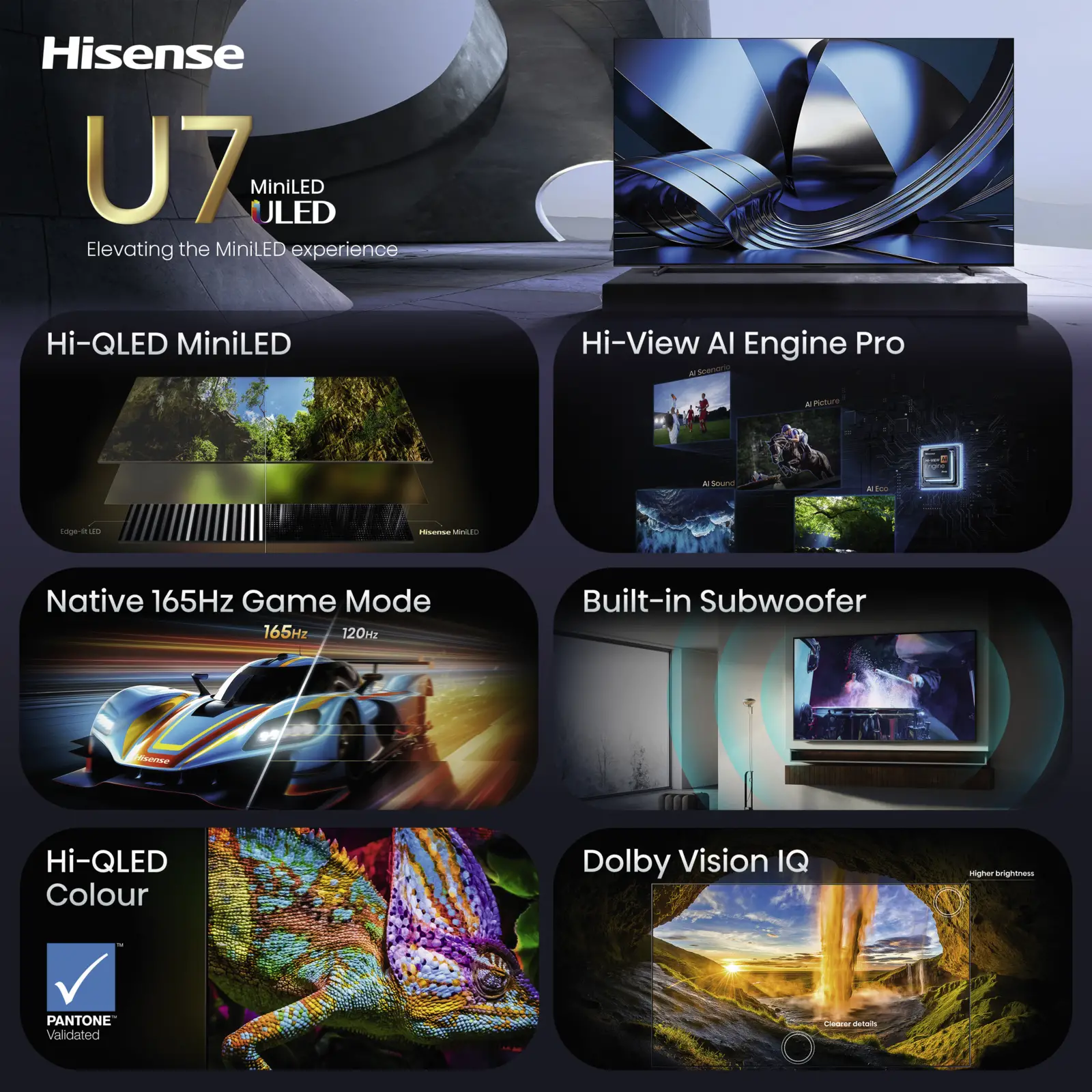 Hisense 100U79SE Hi-QLED MiniLED 4K 165Hz Smart TV (2026)