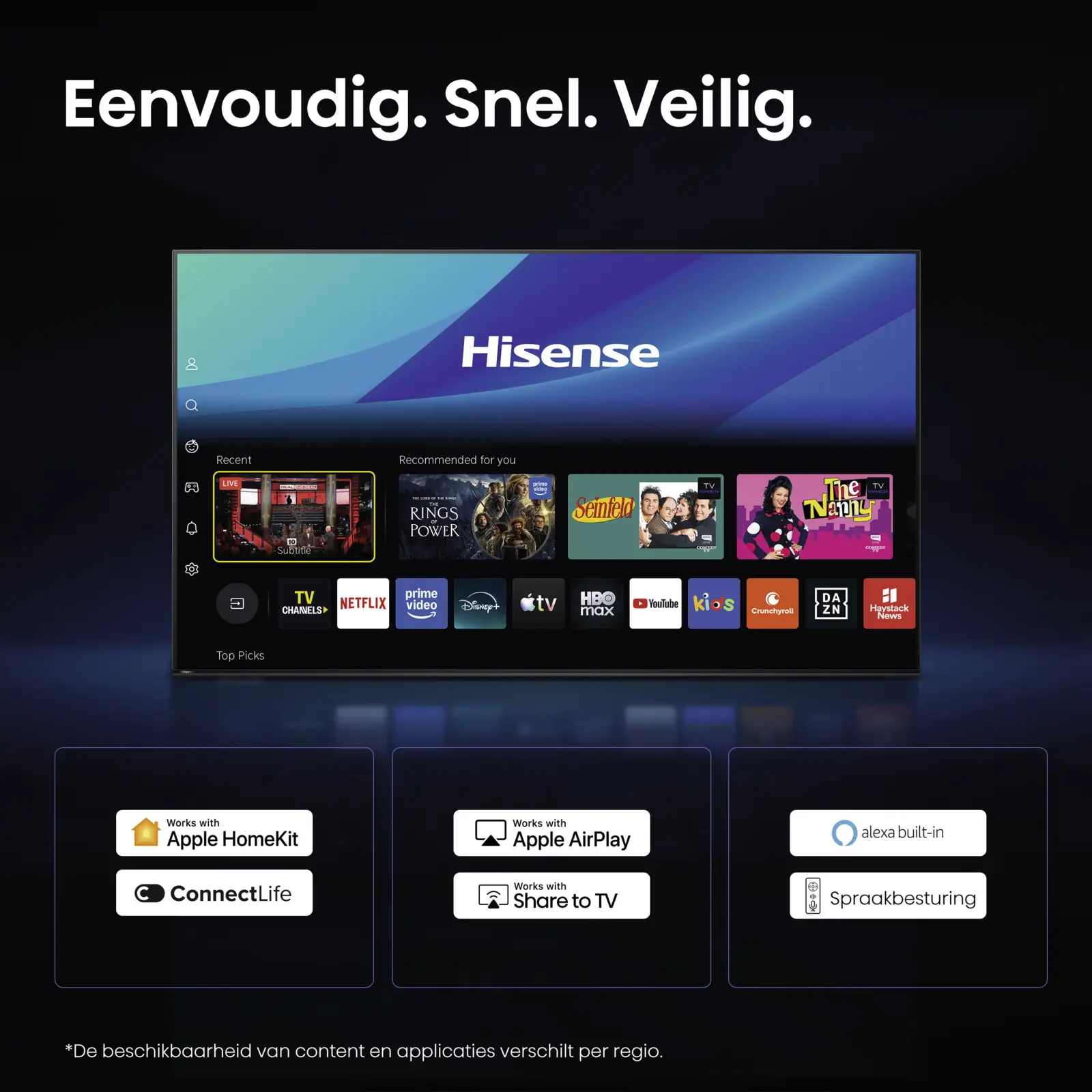 Hisense 75U79SE Hi-QLED MiniLED 4K 144Hz Smart TV (2026)