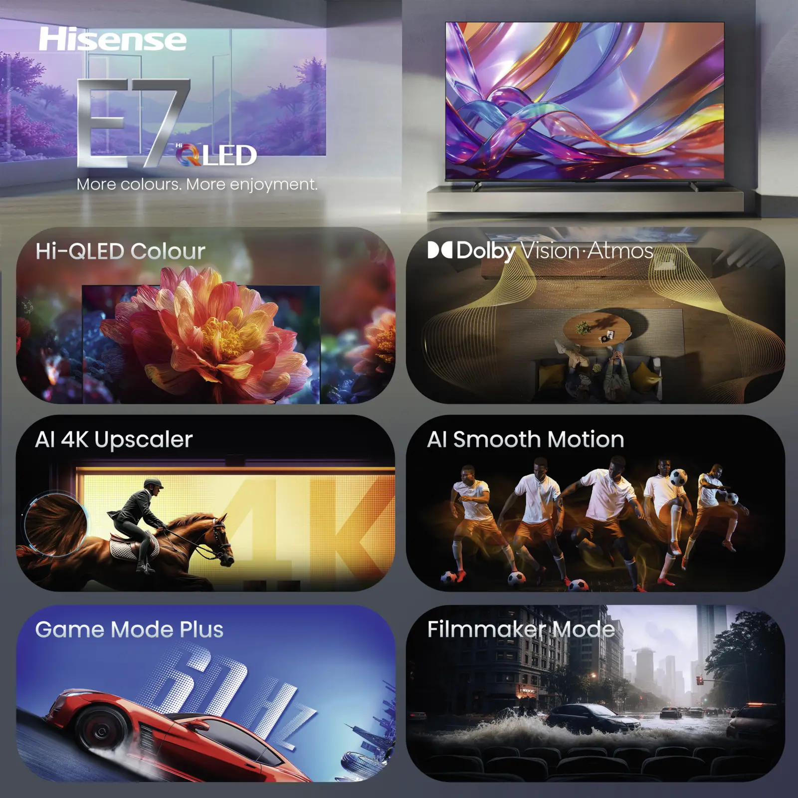 Hisense 43E79S Hi-QLED 4K 60Hz Smart TV (2026)