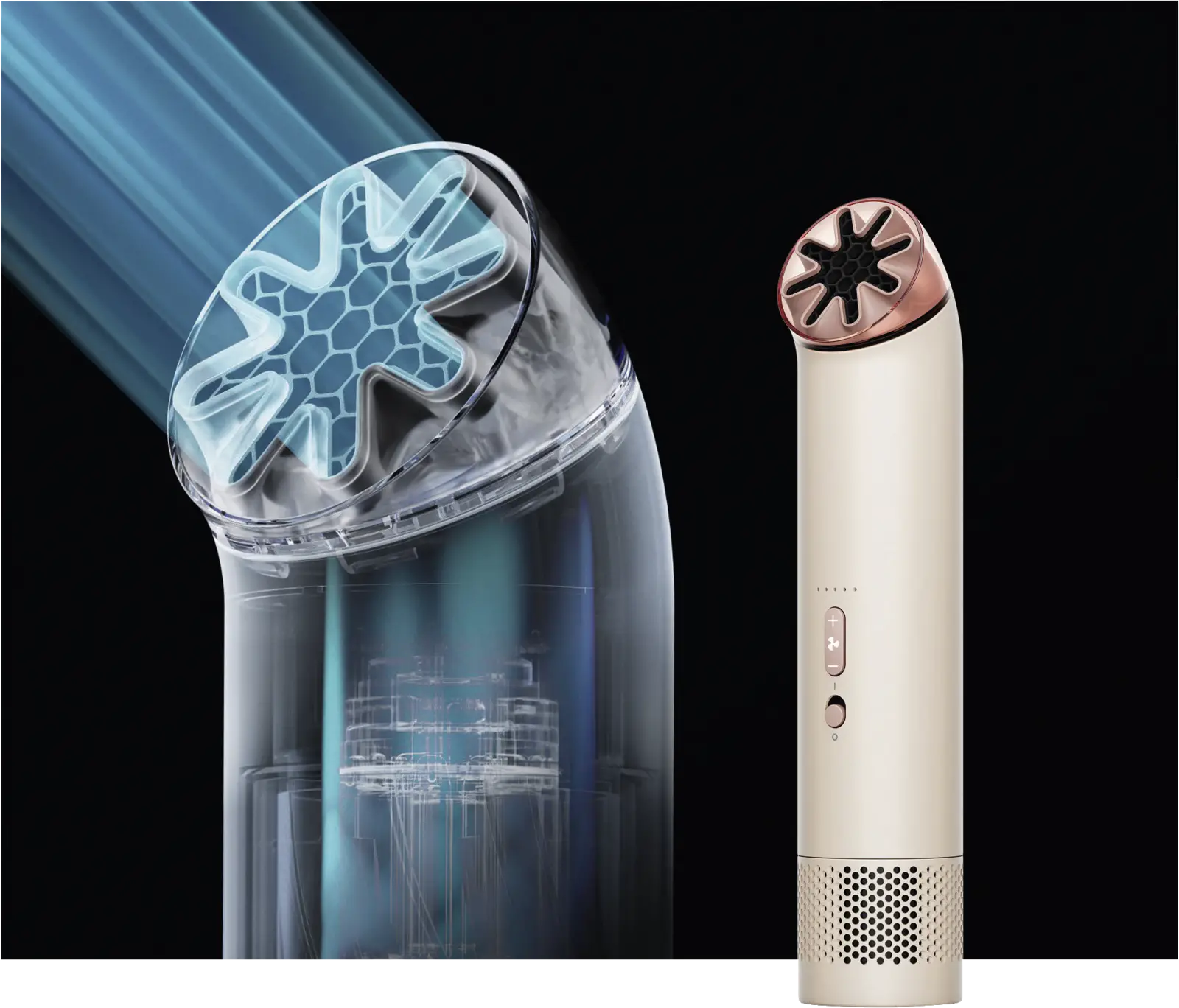 Dyson HushJet Mini Cool Ventilator Stone/Blush
