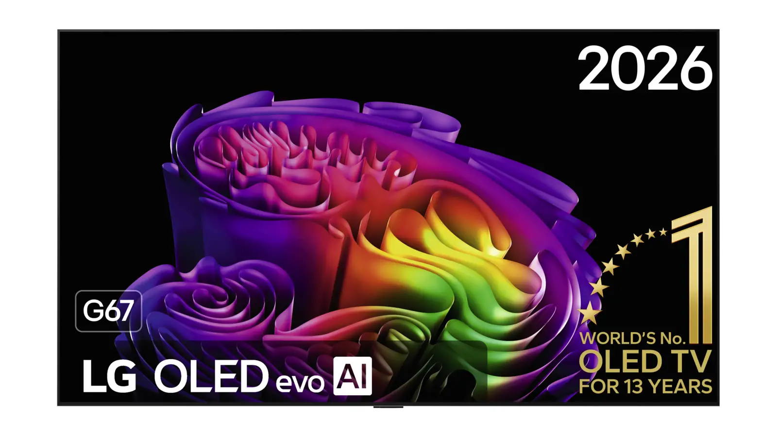 LG OLED83G67L OLED evo Gallery TV (2026)