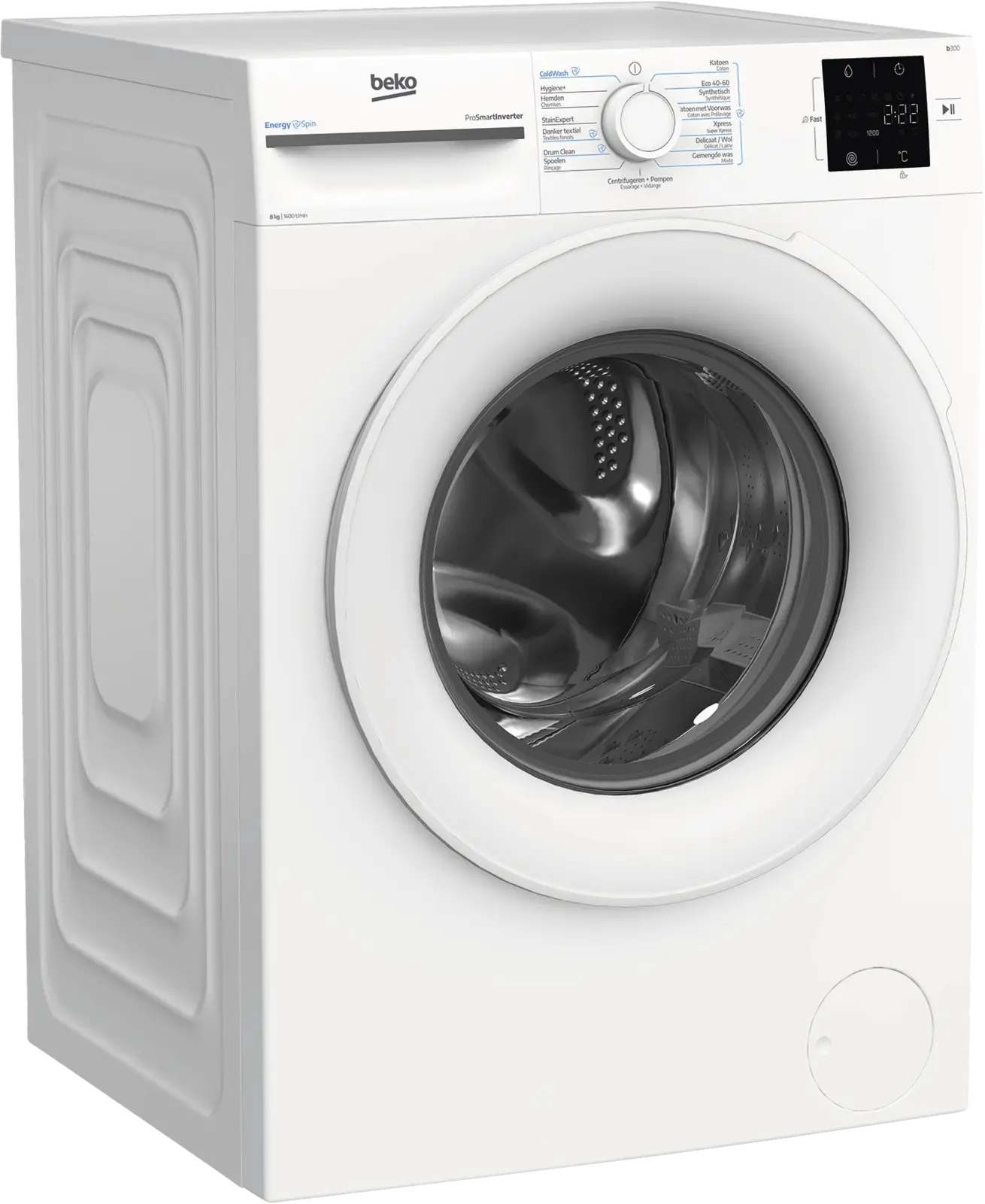 Beko BM3WFU38412CW Wasmachine