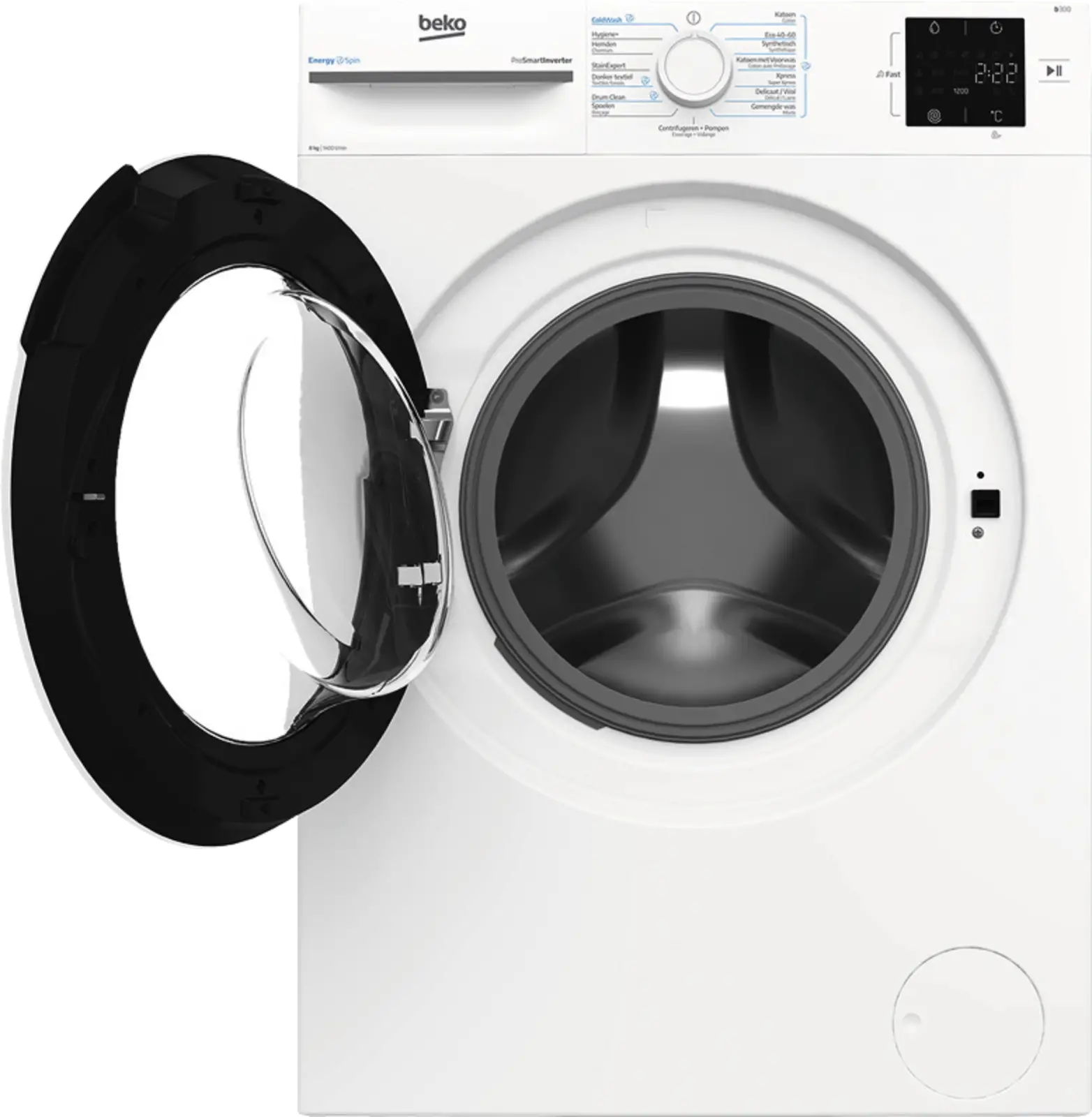 Beko BM3WFU38412CW Wasmachine