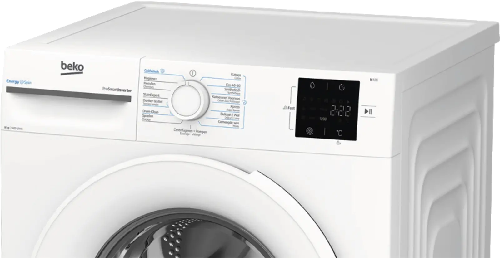 Beko BM3WFU38412CW Wasmachine
