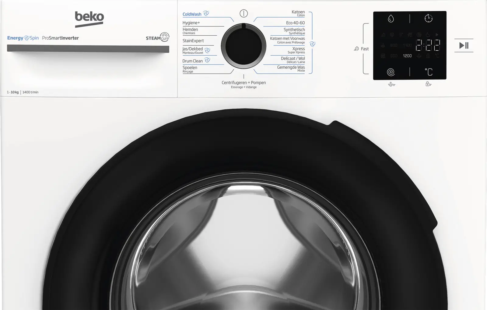 Beko BM3WFT31041W Wasmachine