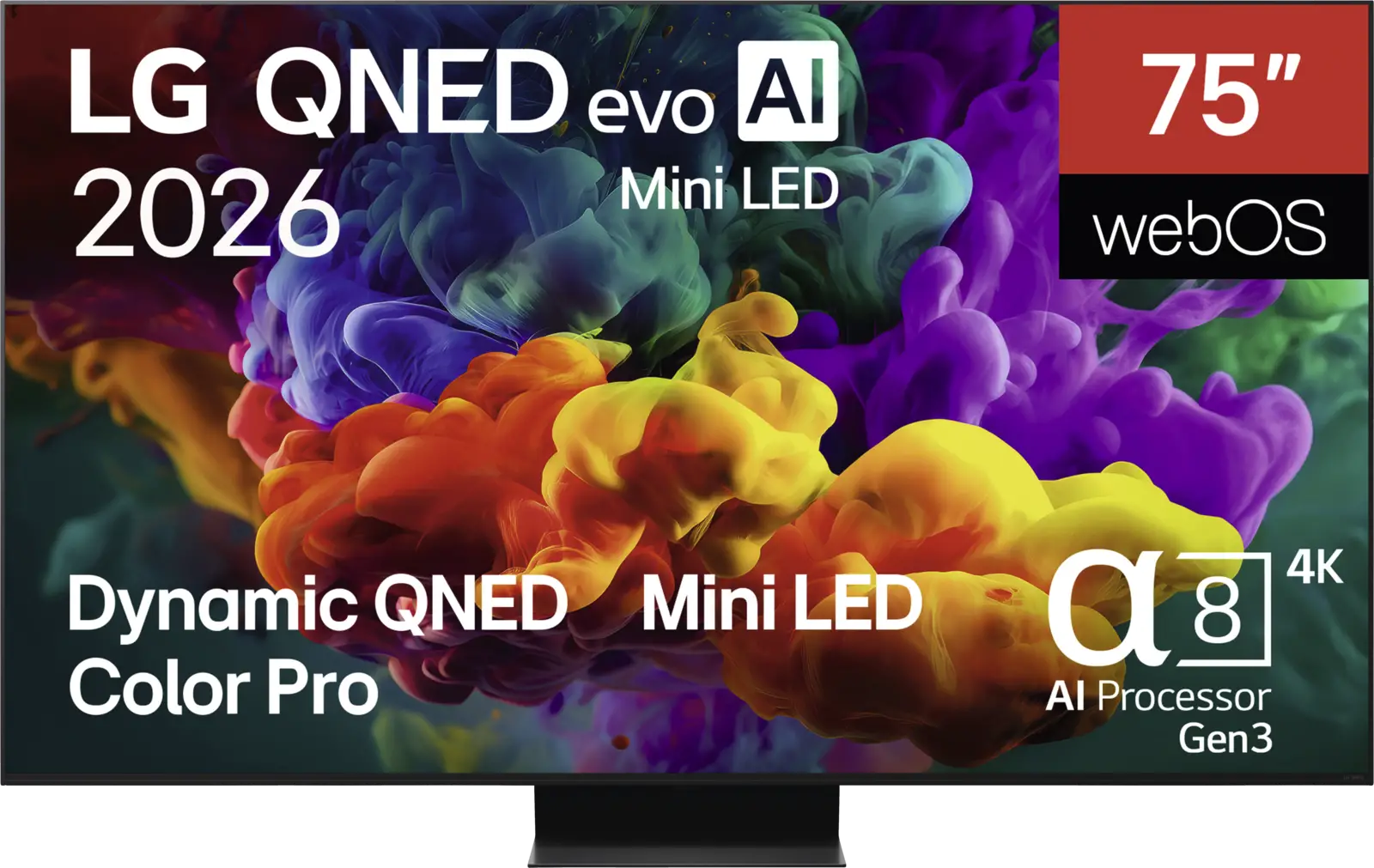 LG 75QNED87B6A QNED evo Mini-LED 4K Smart TV (2026)