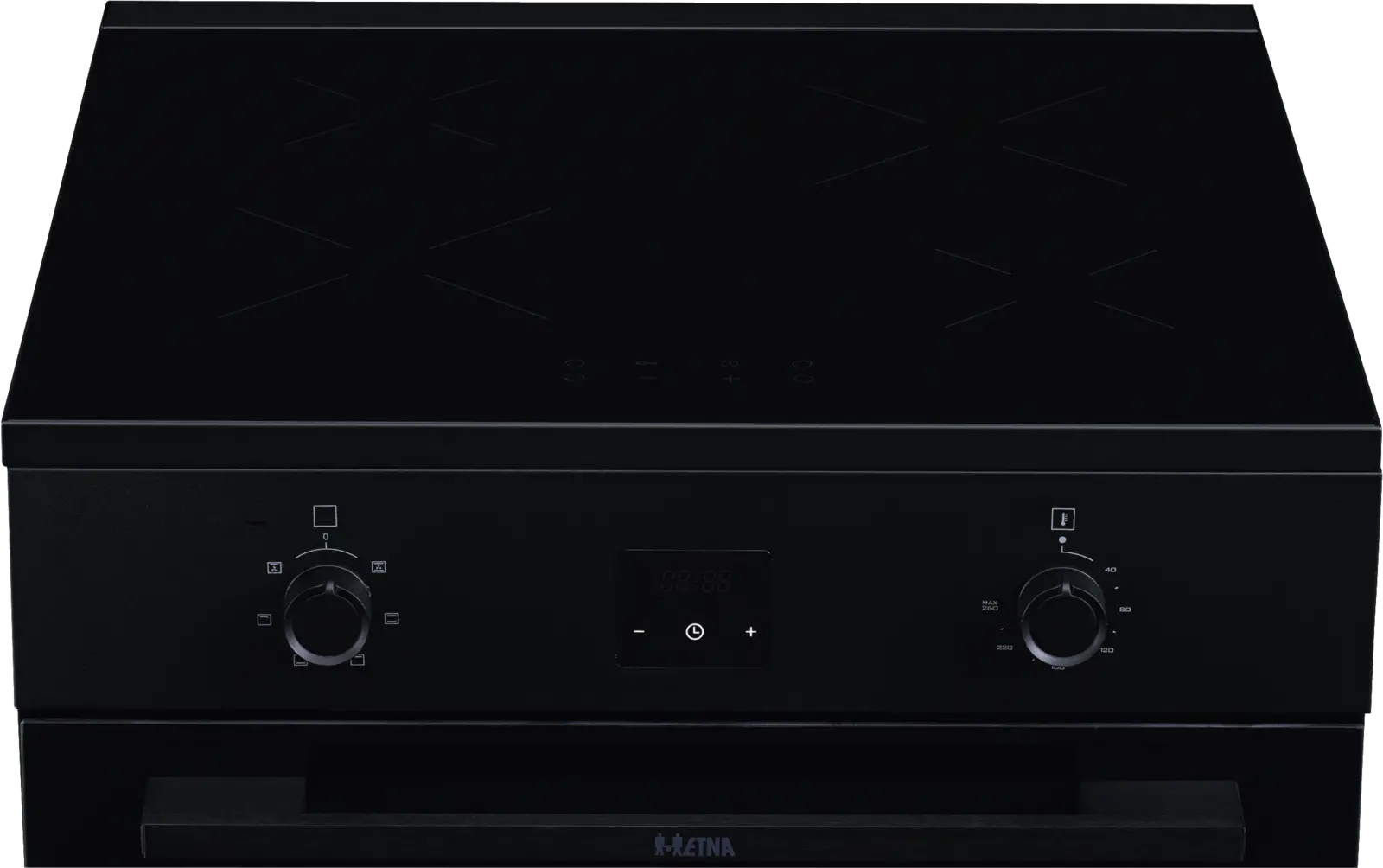ETNA FI460ZWA Inductie / Elektro Fornuis - Zwart