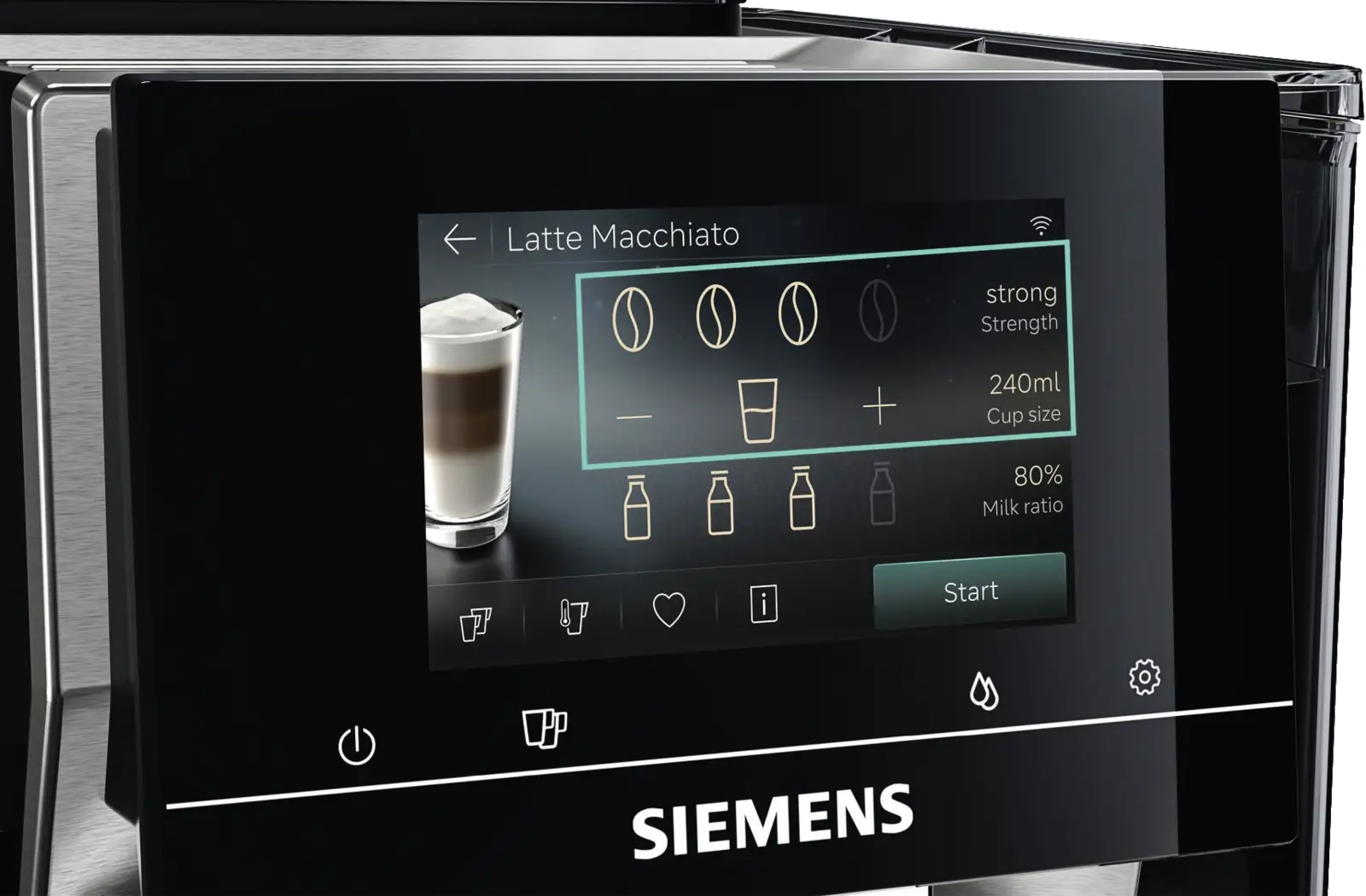 Siemens TQ727E03 EQ700 iAroma Volautomatische Koffiemachine