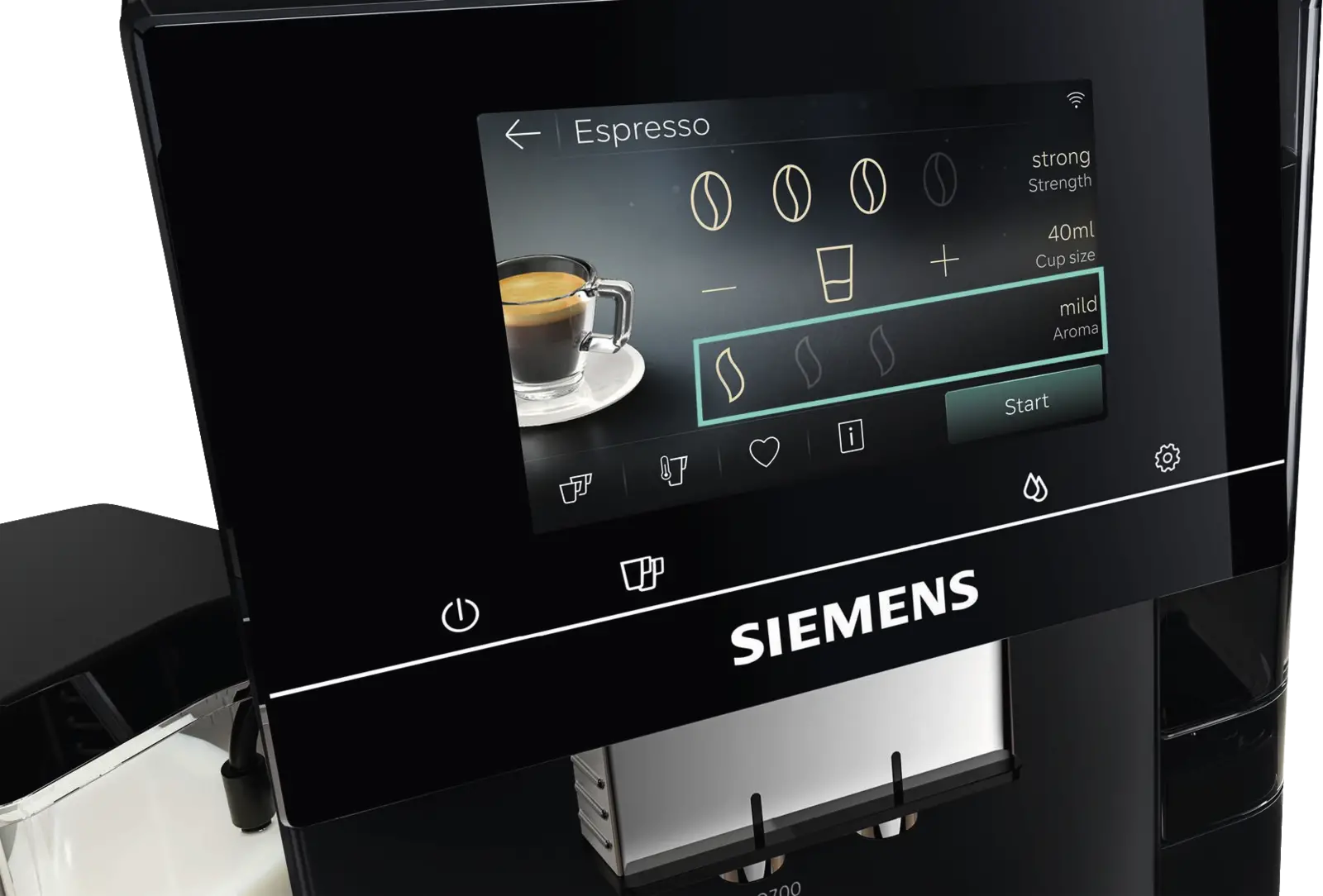 Siemens TQ7X5B03 EQ700 Integral Volautomatische Koffiemachine