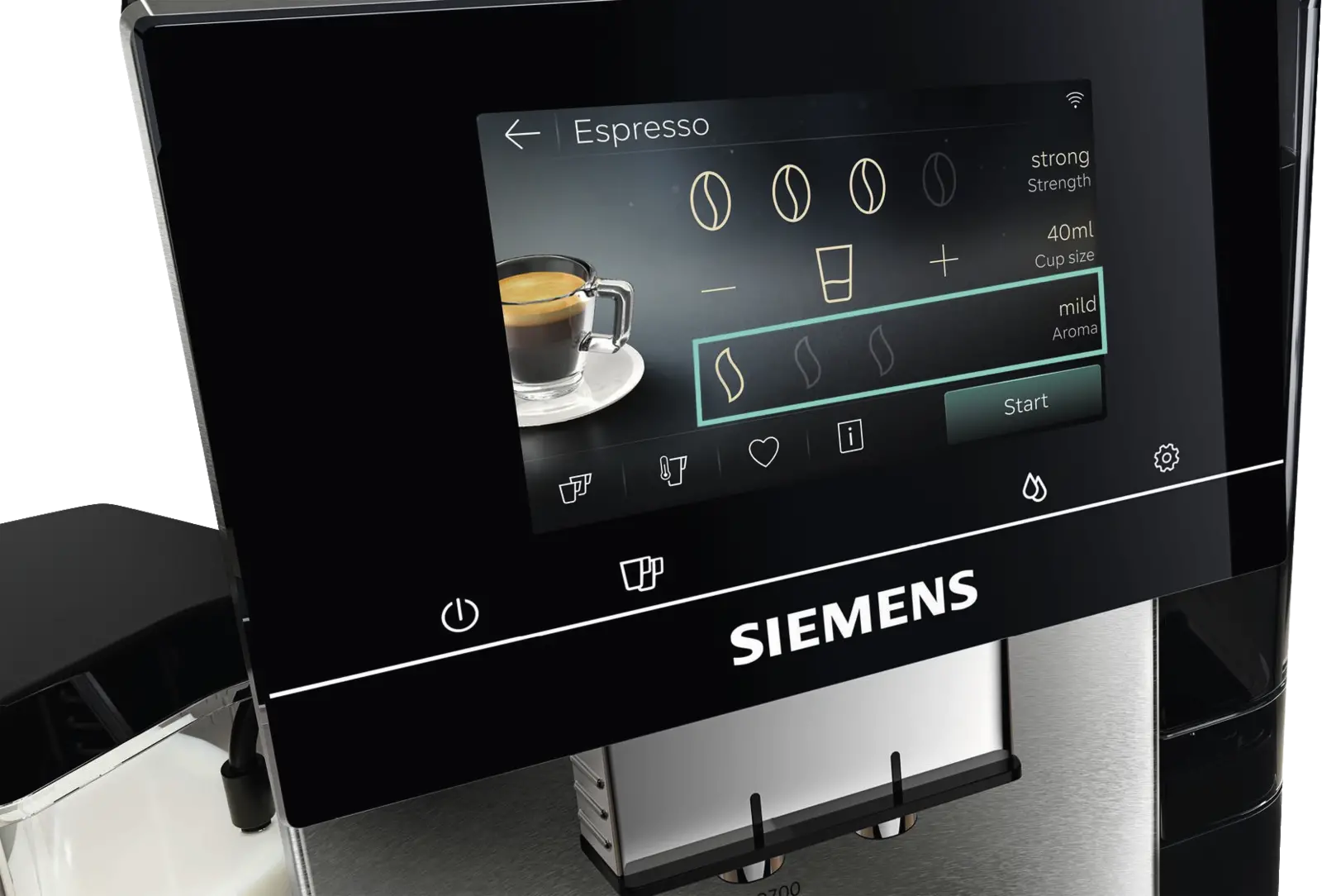 Siemens TQ723E03 EQ700 iAroma Volautomatische Koffiemachine