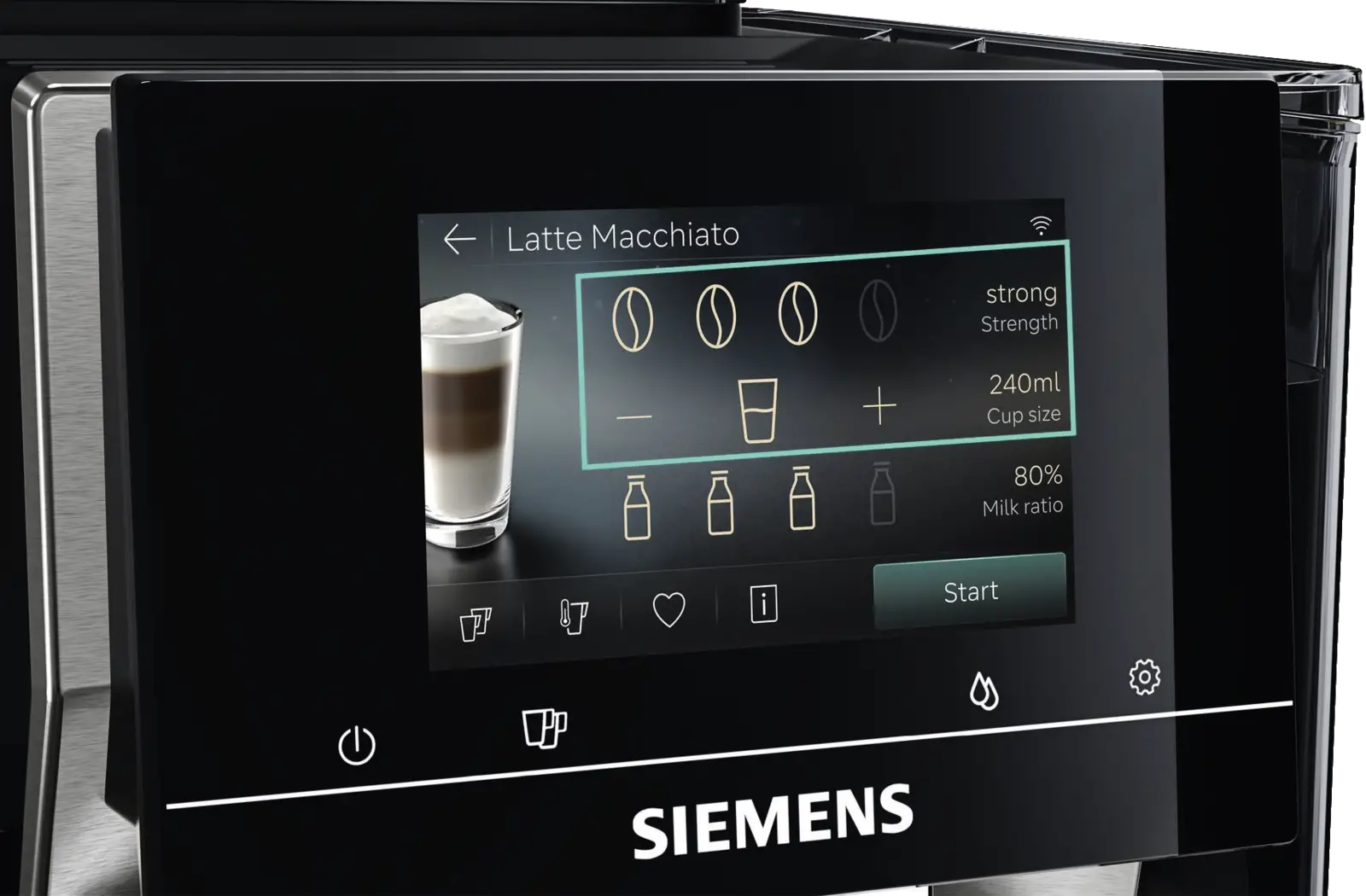 Siemens TQ723E03 EQ700 iAroma Volautomatische Koffiemachine