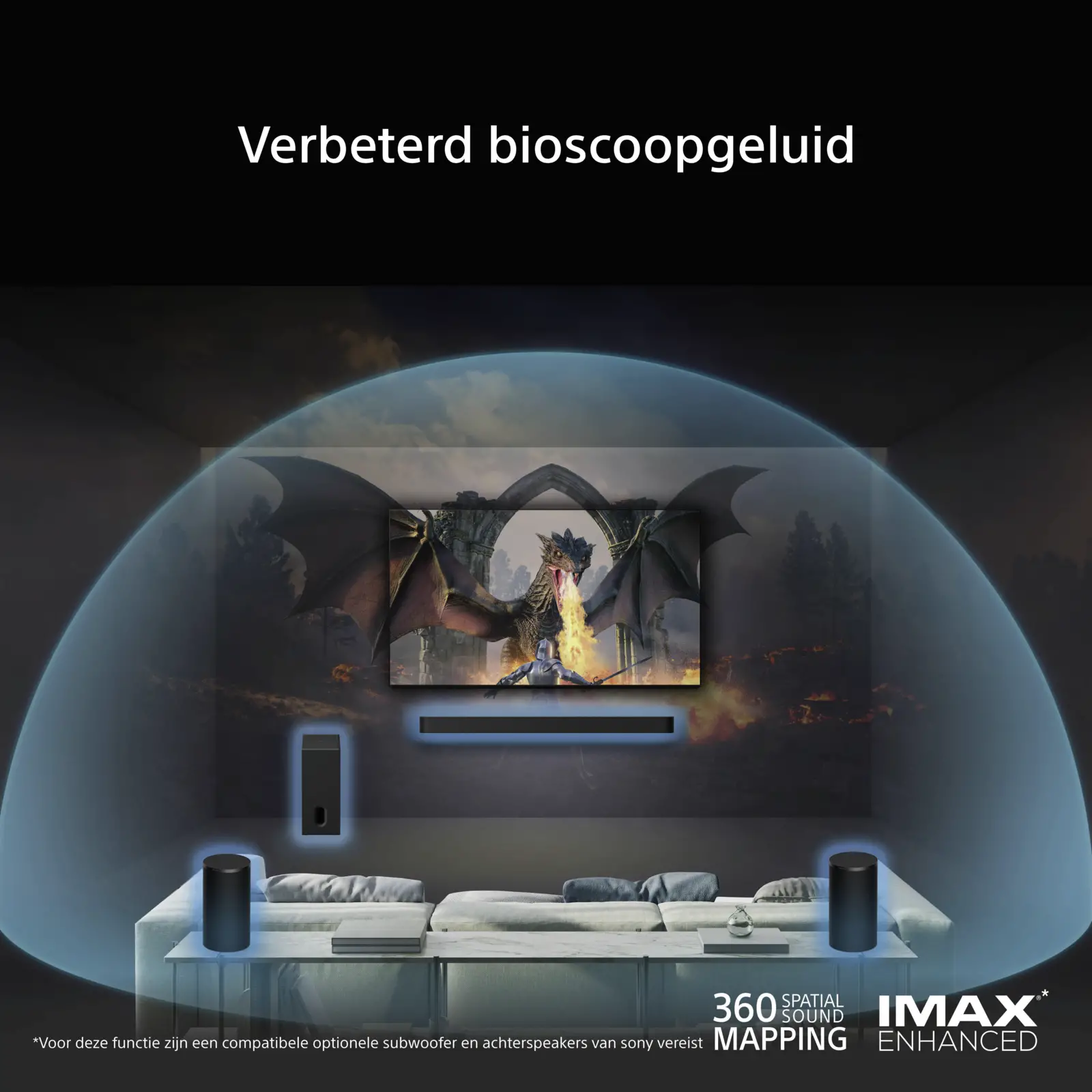 Sony BRAVIA Theatre Rear 9 - Draadloze Achterspeakers
