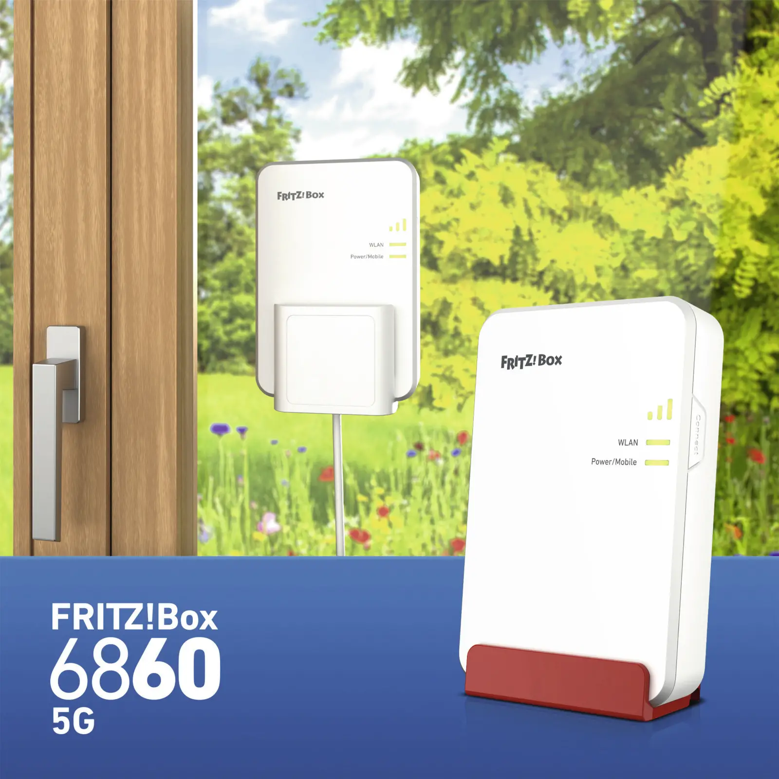 FRITZ!Box 6860 5G Mobiele 5G Router met WiFi 6 & Gigabit Networking
