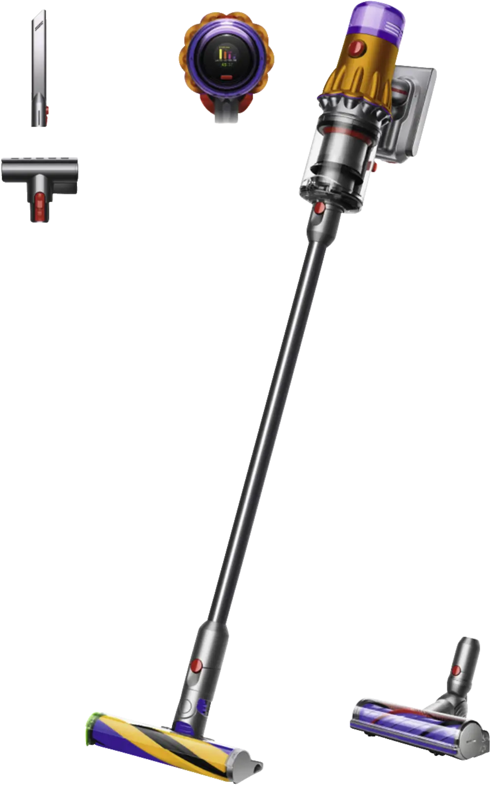 V12 Detect Slim Absolute Steelstofzuiger