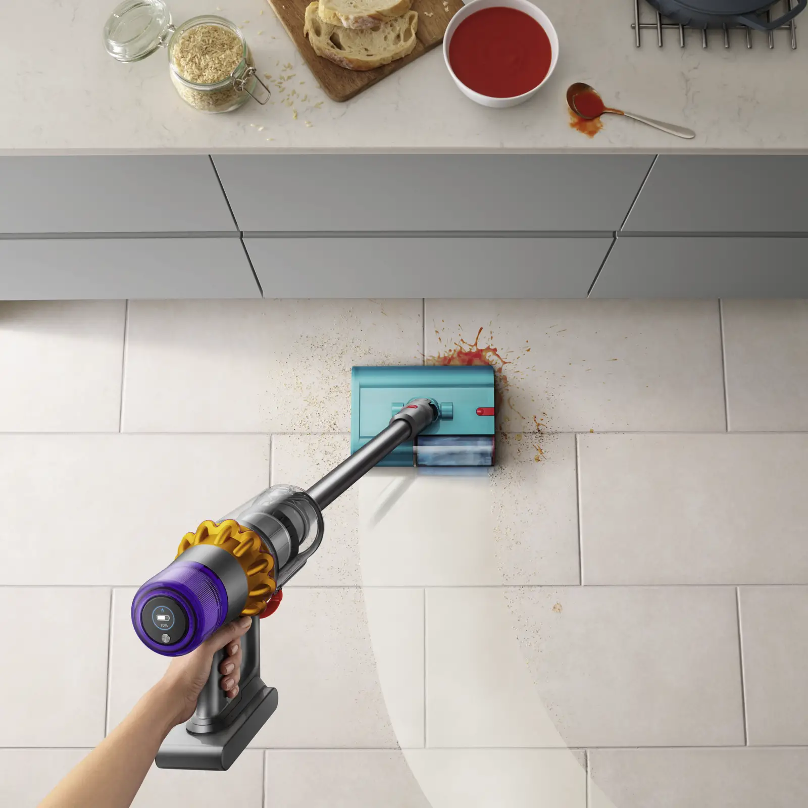 Dyson V15s Detect Submarine Steelstofzuiger met Dweilfunctie