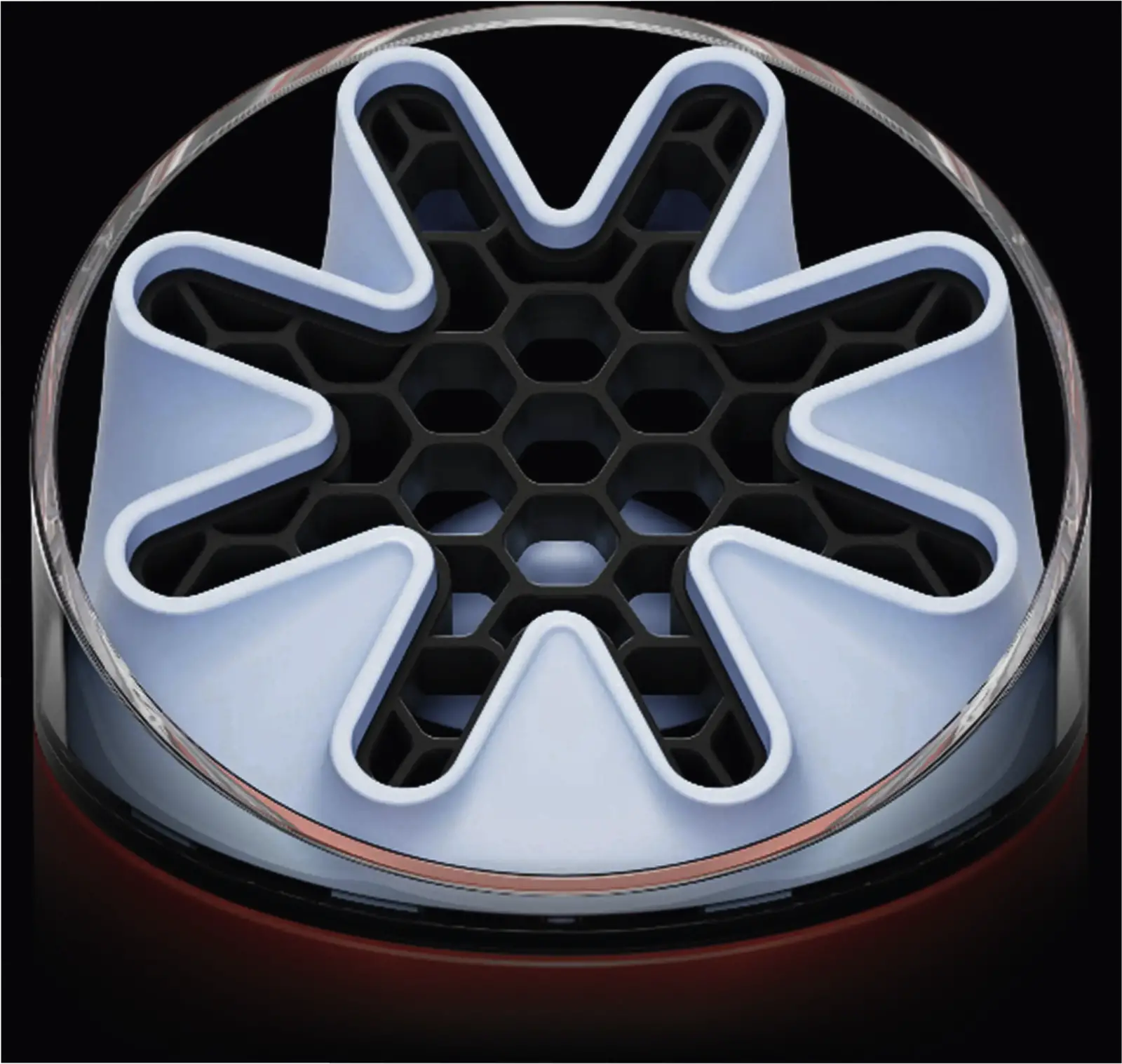 Dyson HushJet Mini Cool ventilator Carnelian/Sky