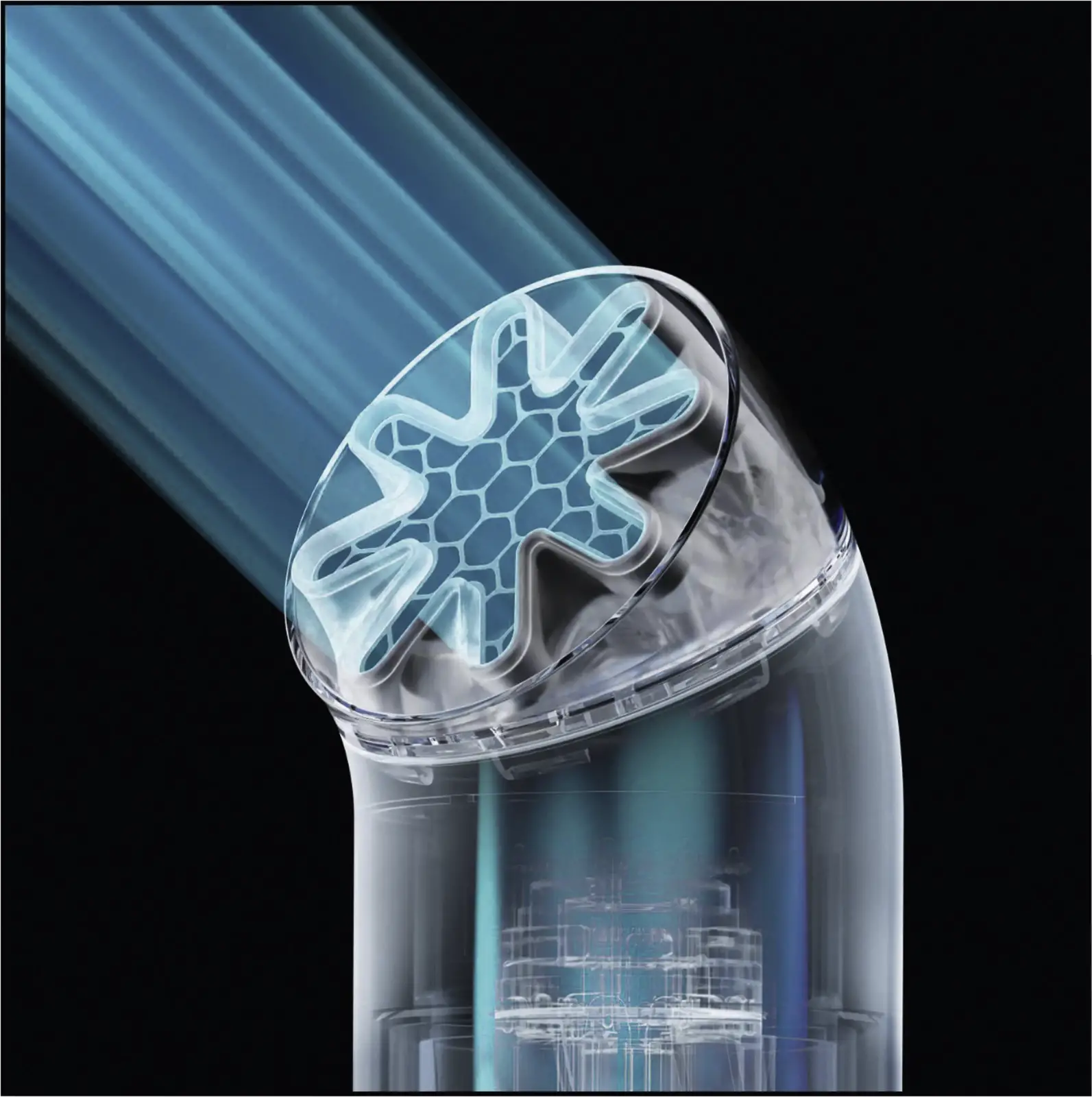 Dyson HushJet Mini Cool ventilator Carnelian/Sky