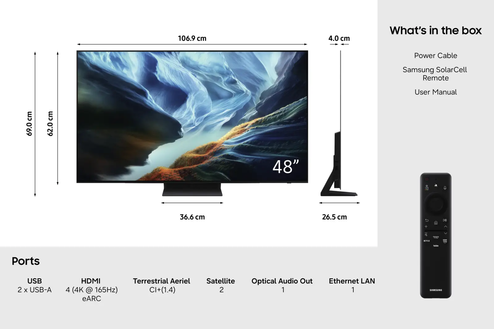 Samsung 48" OLED 4K S93H (2026)