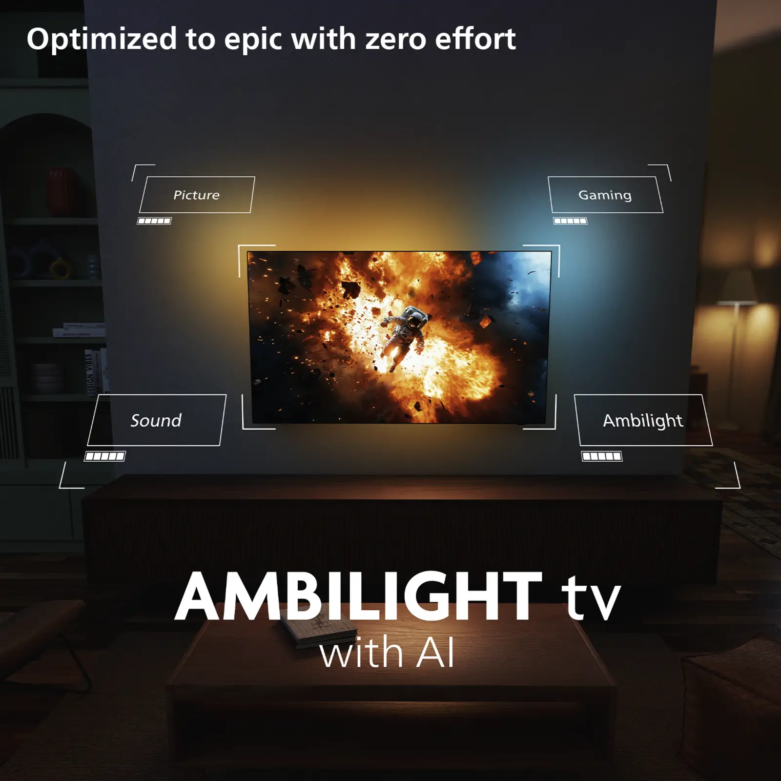Philips 77OLED951 4k OLED+ Ambilight TV 77 inch XL (2026)