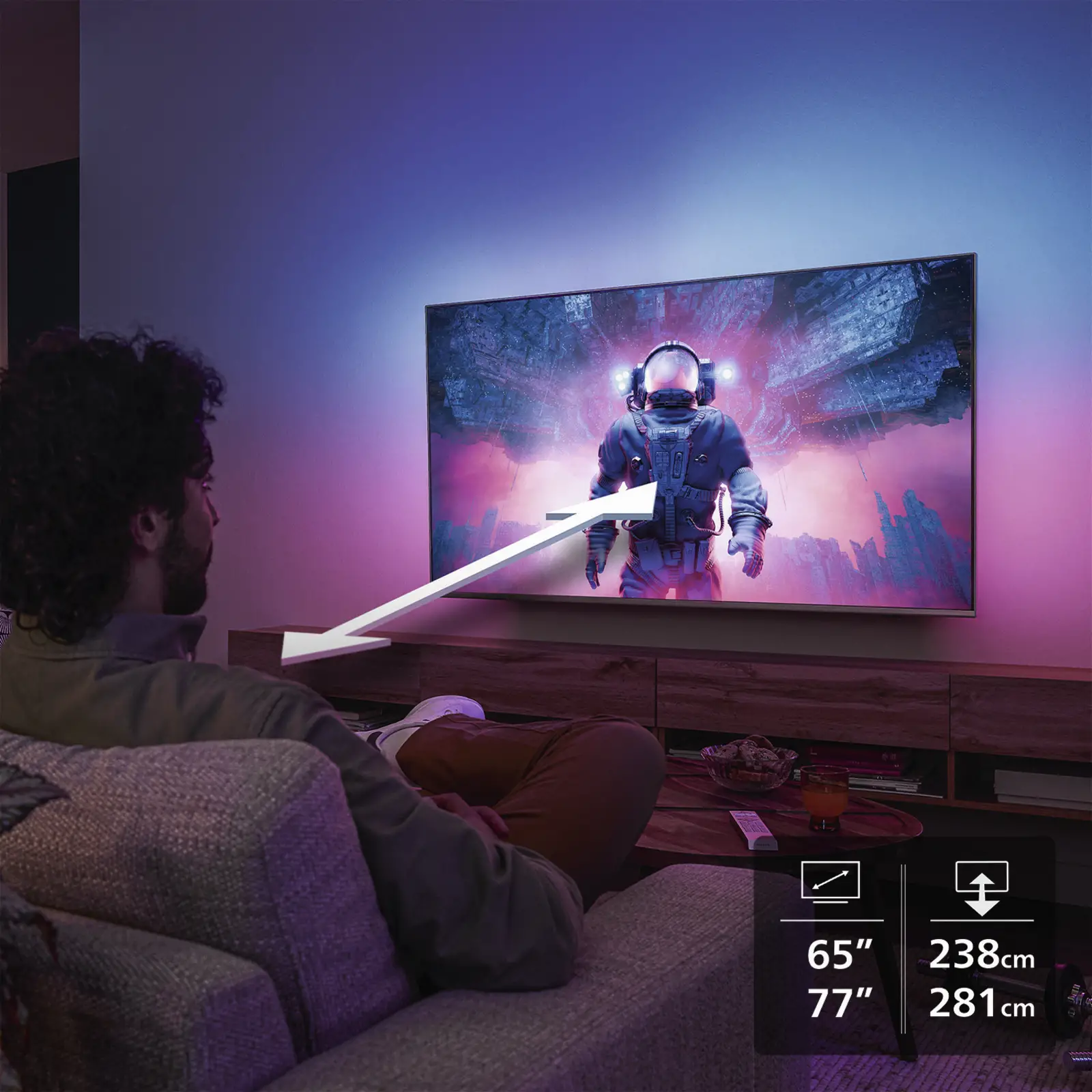 Philips 77OLED951 4k OLED+ Ambilight TV 77 inch XL (2026)