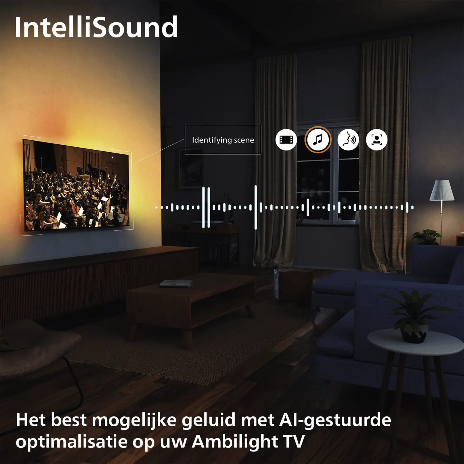 Philips 77OLED911 4k OLED+ Ambilight TV 77 inch XL (2026) - geluid van Bowers & Wilkins