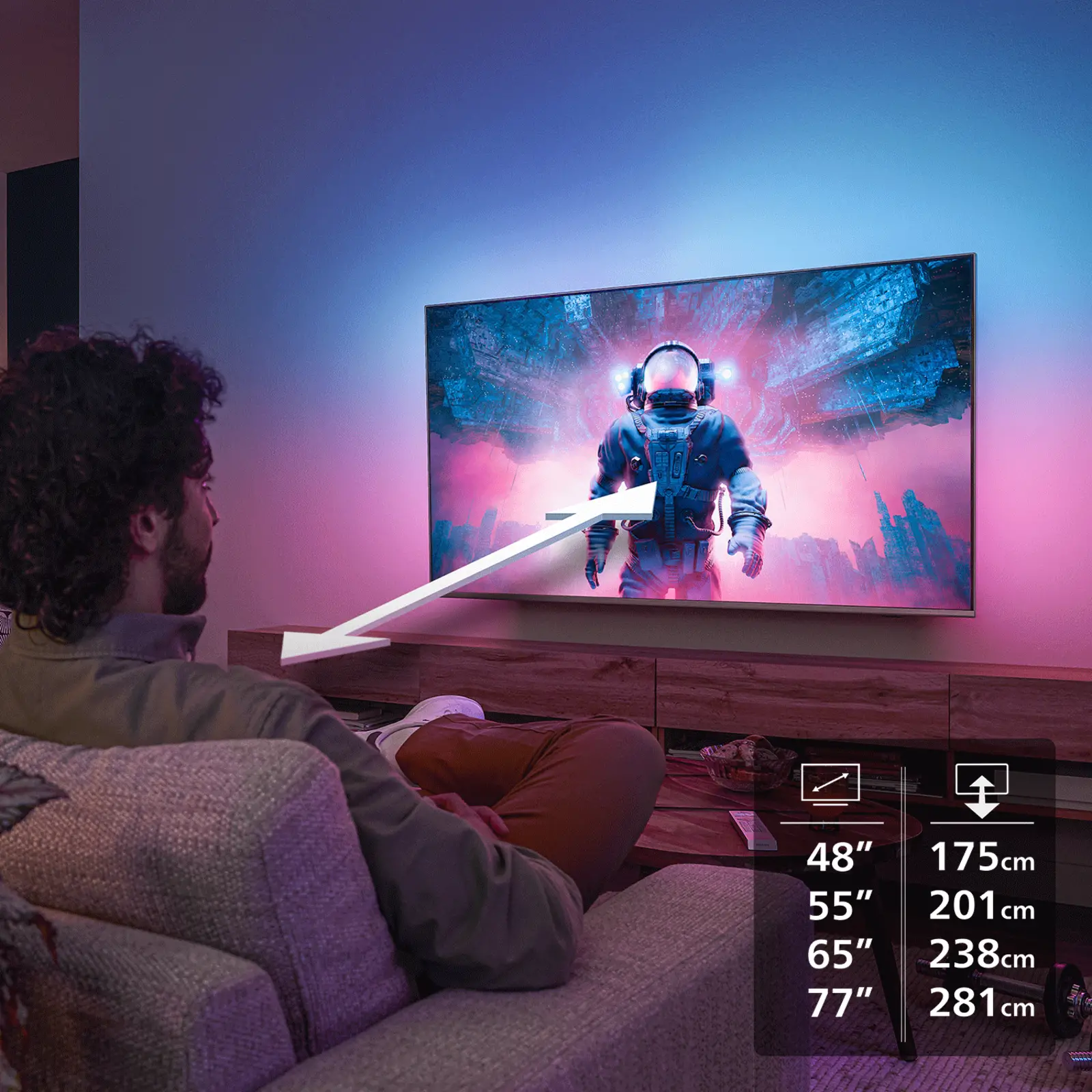 Philips 48OLED911 4k OLED+ Ambilight TV 48 inch (2026) - geluid van Bowers & Wilkins