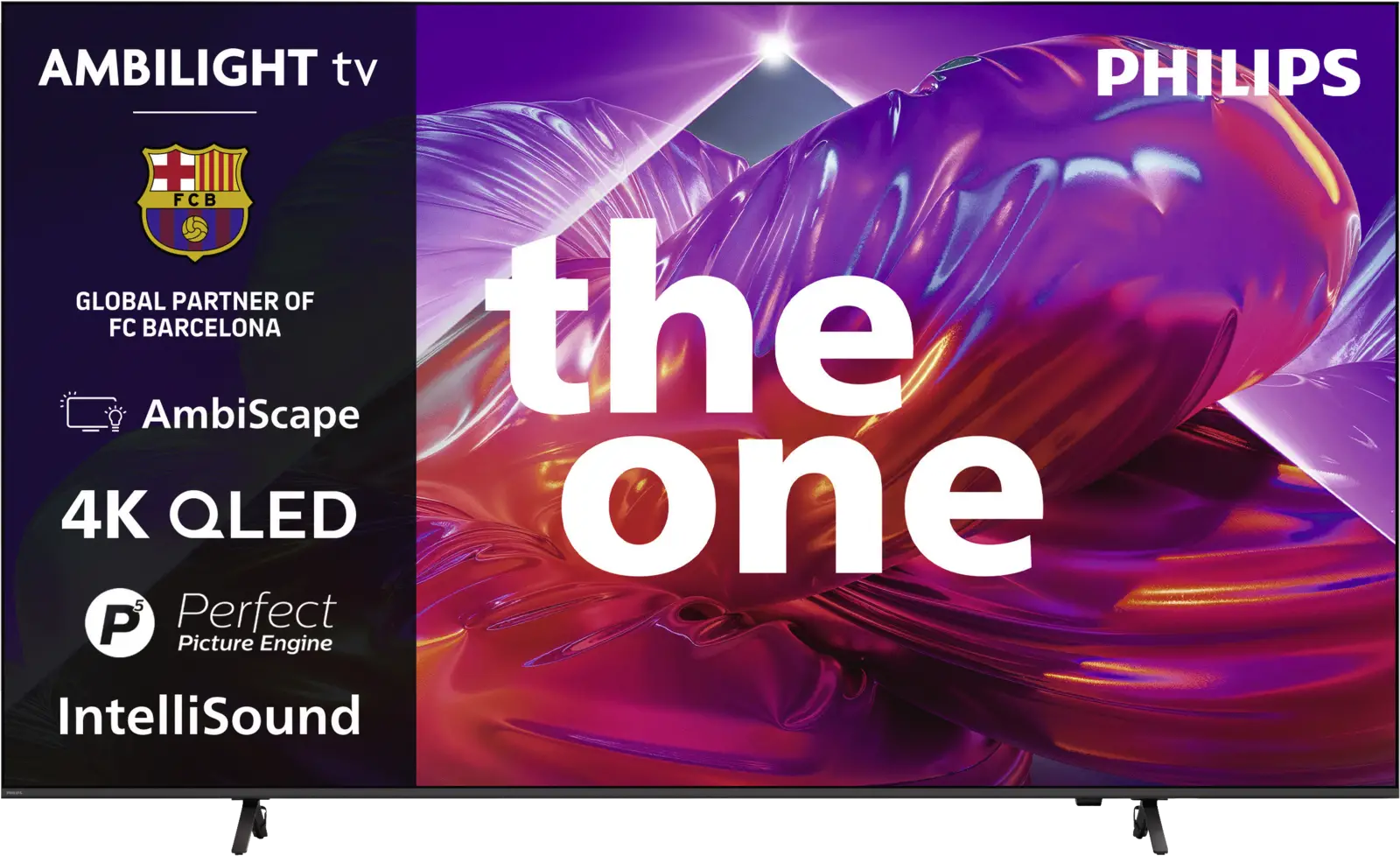 Philips 100PQS9001 4k QLED Ambilight TV 100 inch XXL (The One - 2026)