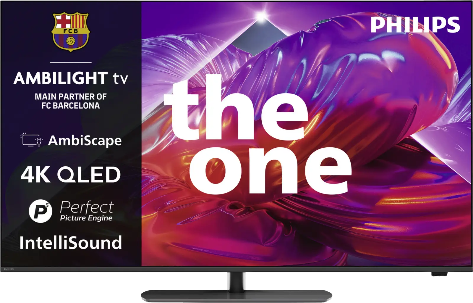 Philips 85PQS9001 4k QLED Ambilight TV 85 inch XXL (The One - 2026)
