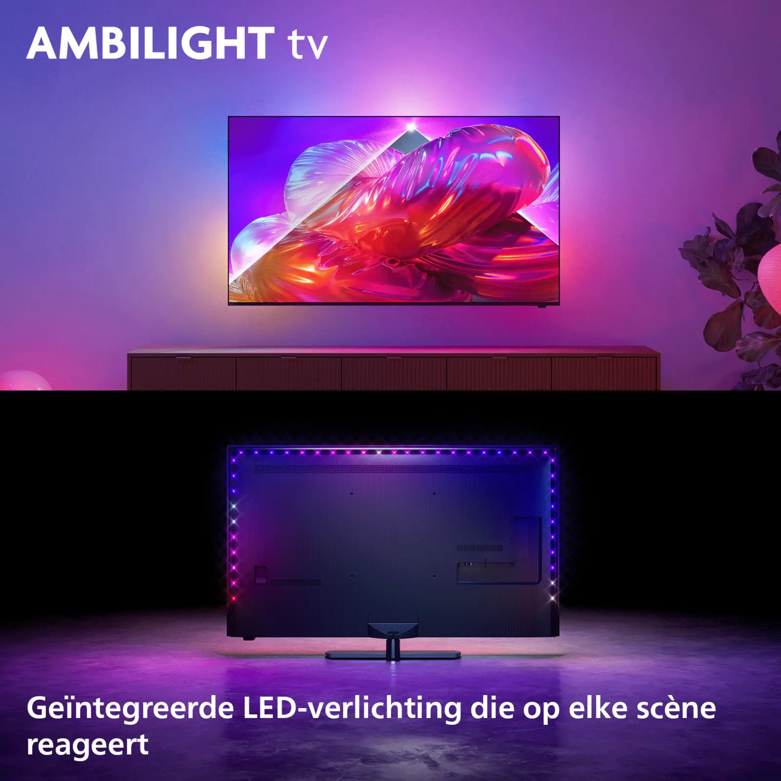 Philips 65PQS9081 4k QLED Ambilight TV 65 inch (The One - 2026)