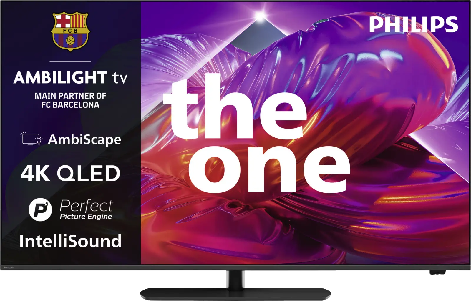 Philips 55PQS9081 4k QLED Ambilight TV 55 inch (The One - 2026)