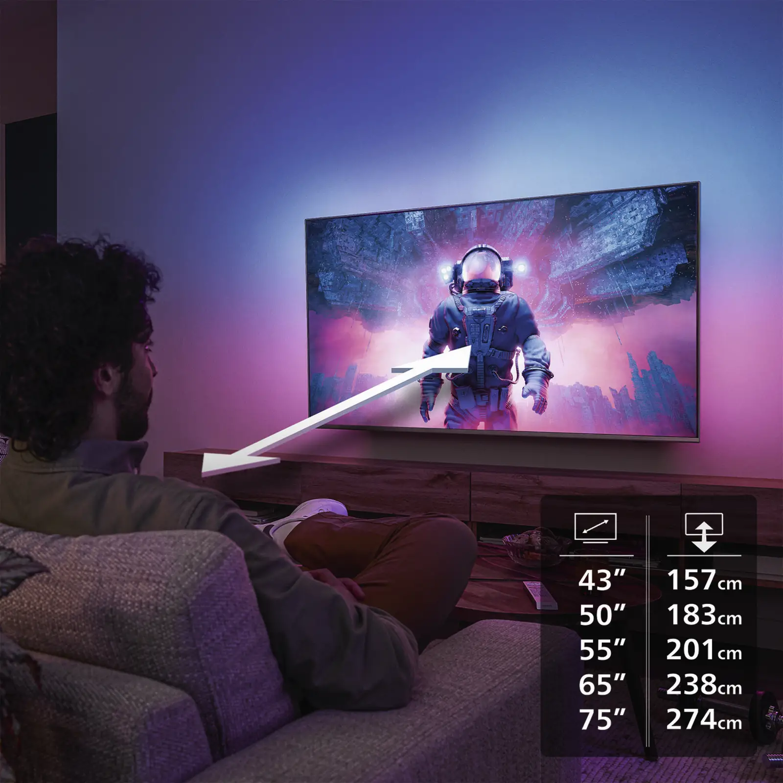 Philips 65PQS8601 4k QLED Ambilight TV 65 inch XXL (2026)