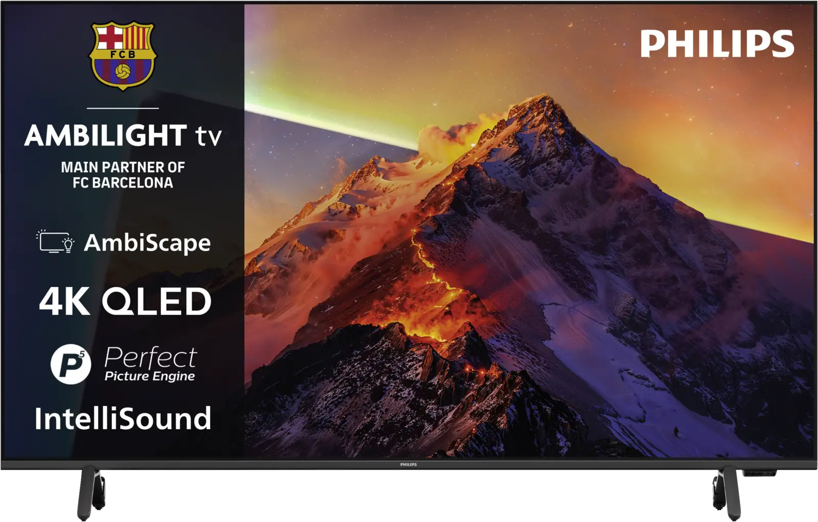 Philips 55PQS8601 4k QLED Ambilight TV 55 inch (2026)