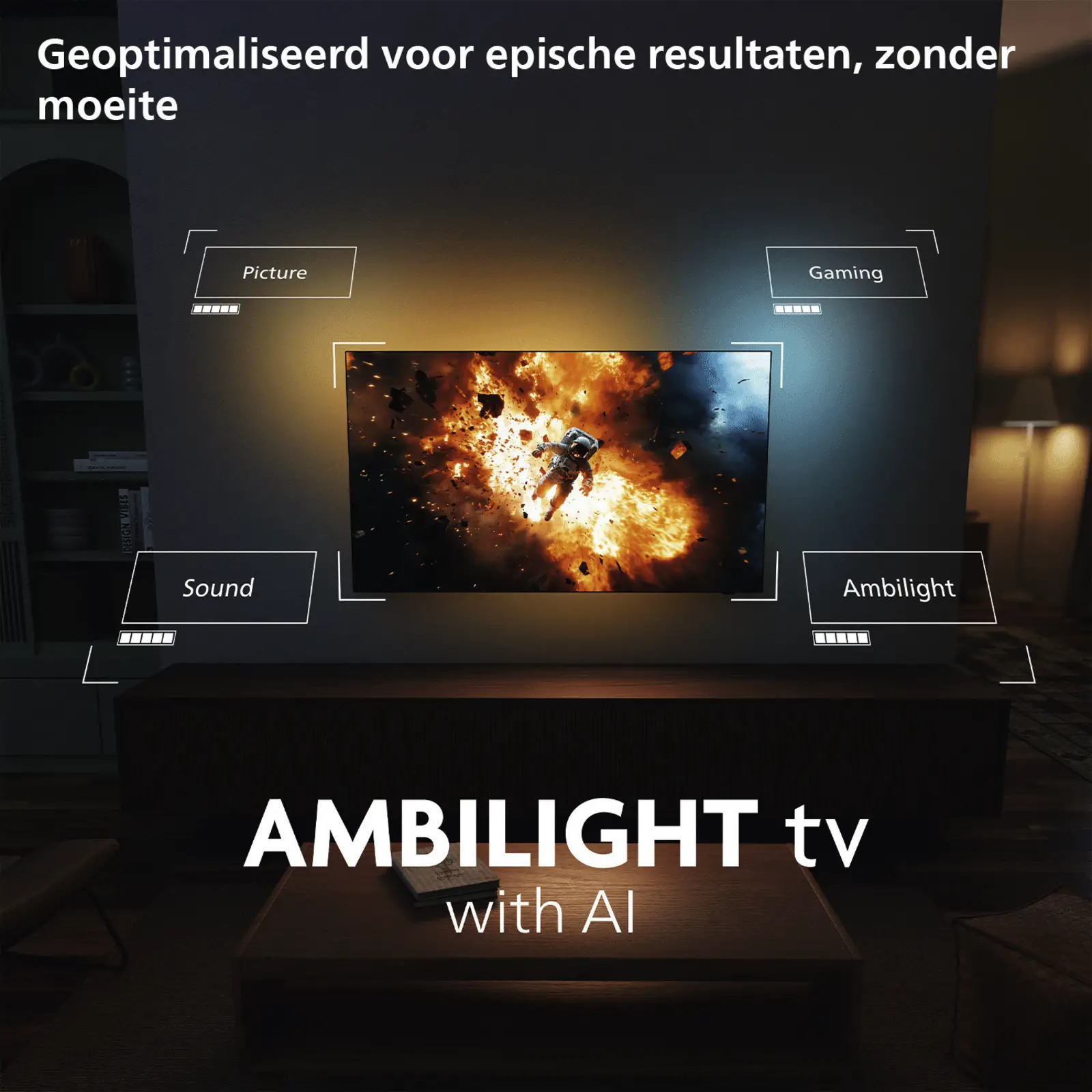 Philips 65PUS8001 4k UHD LED Ambilight TV 65 inch (2026)