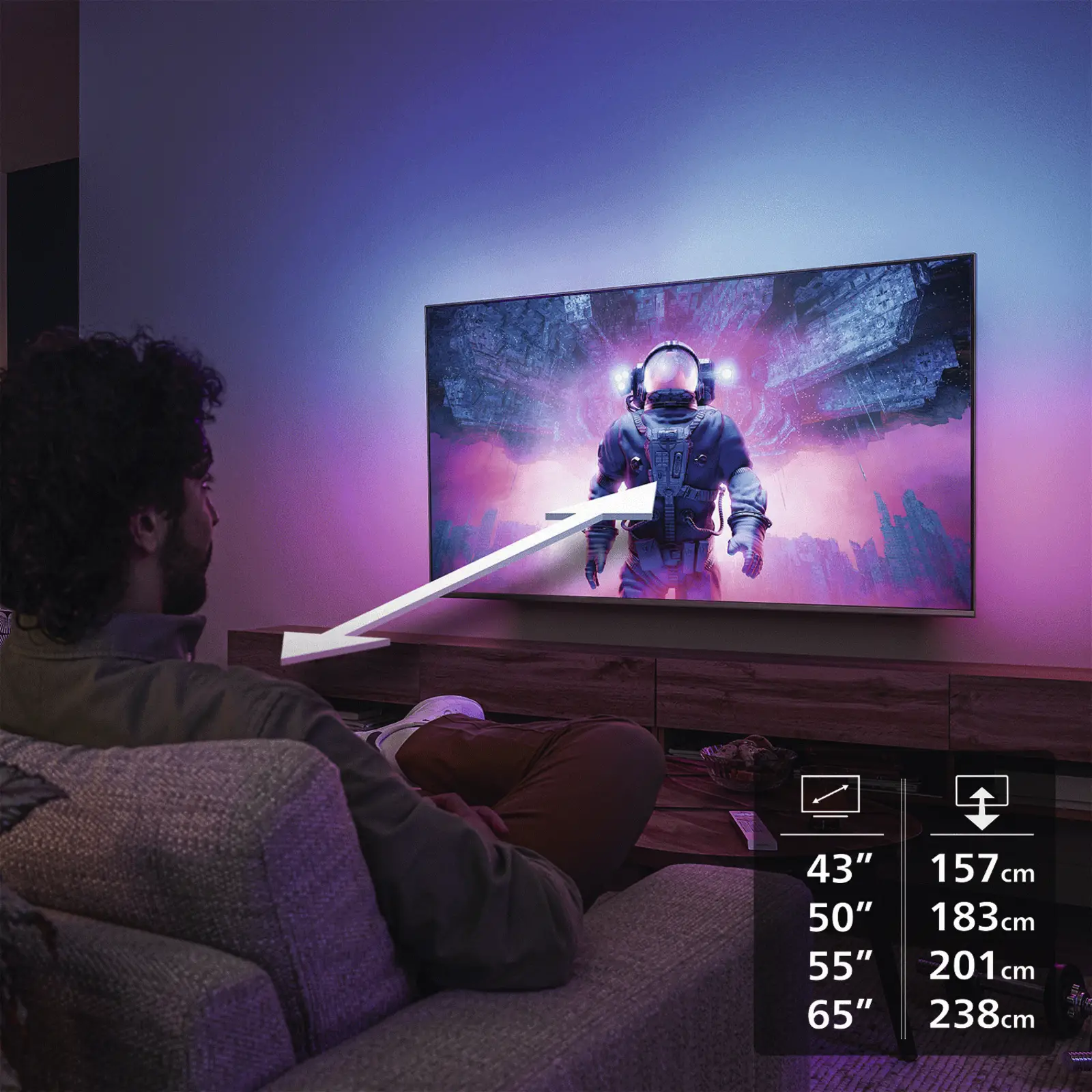 Philips 55PUS8001 4k UHD LED Ambilight TV 55 inch (2026)