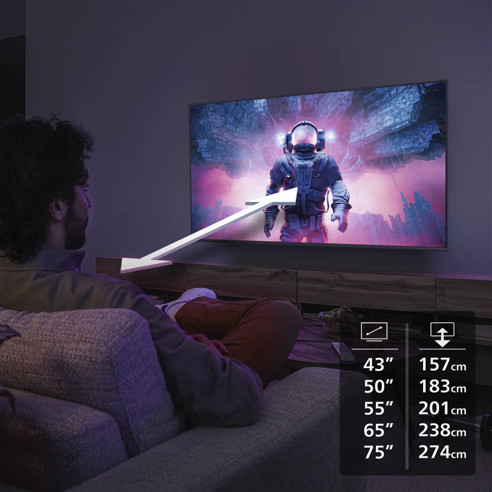Philips 75PQS8601 4k QLED Ambilight TV 75 inch XXL (2026)