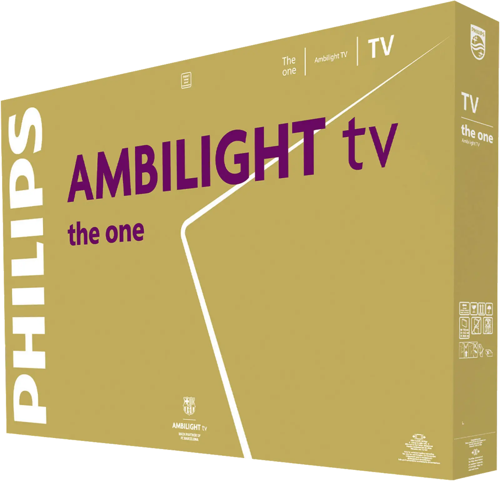 Philips 50PQS9081 4k QLED Ambilight TV 50 inch (The One - 2026)