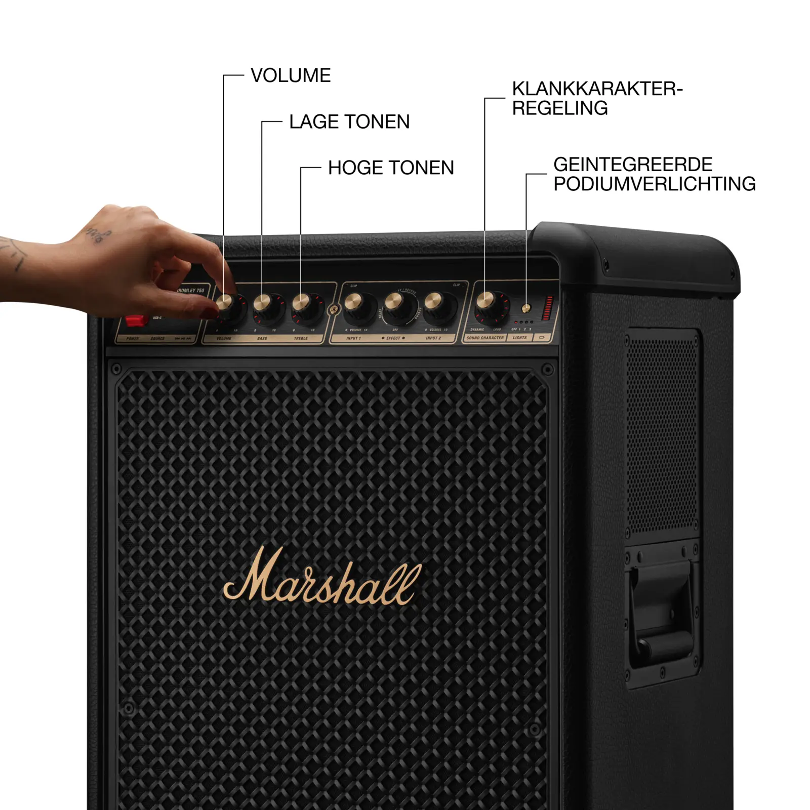 Marshall Bromley 750 Black and Brass