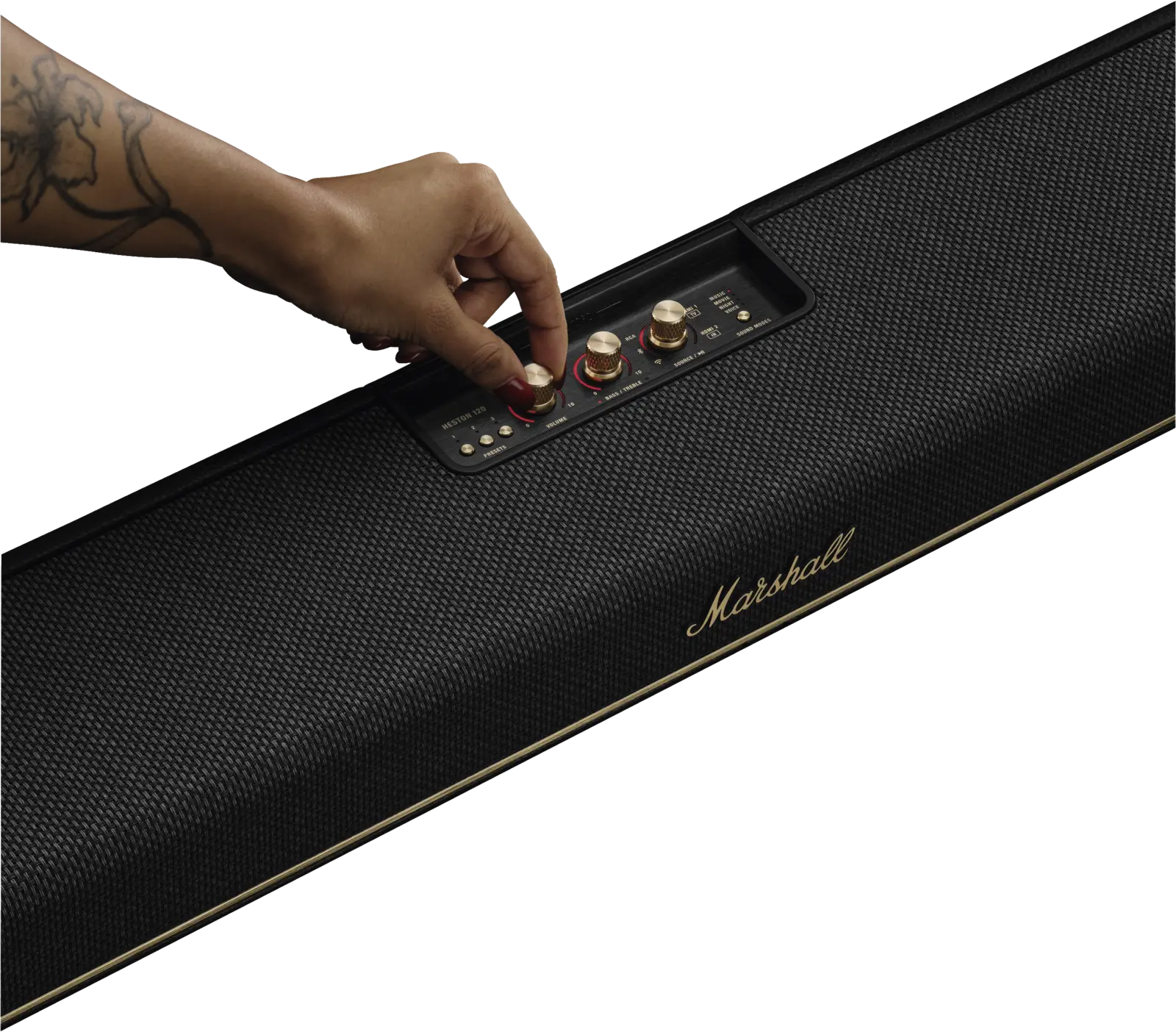 Marshall Heston 120 TV Soundbar Black